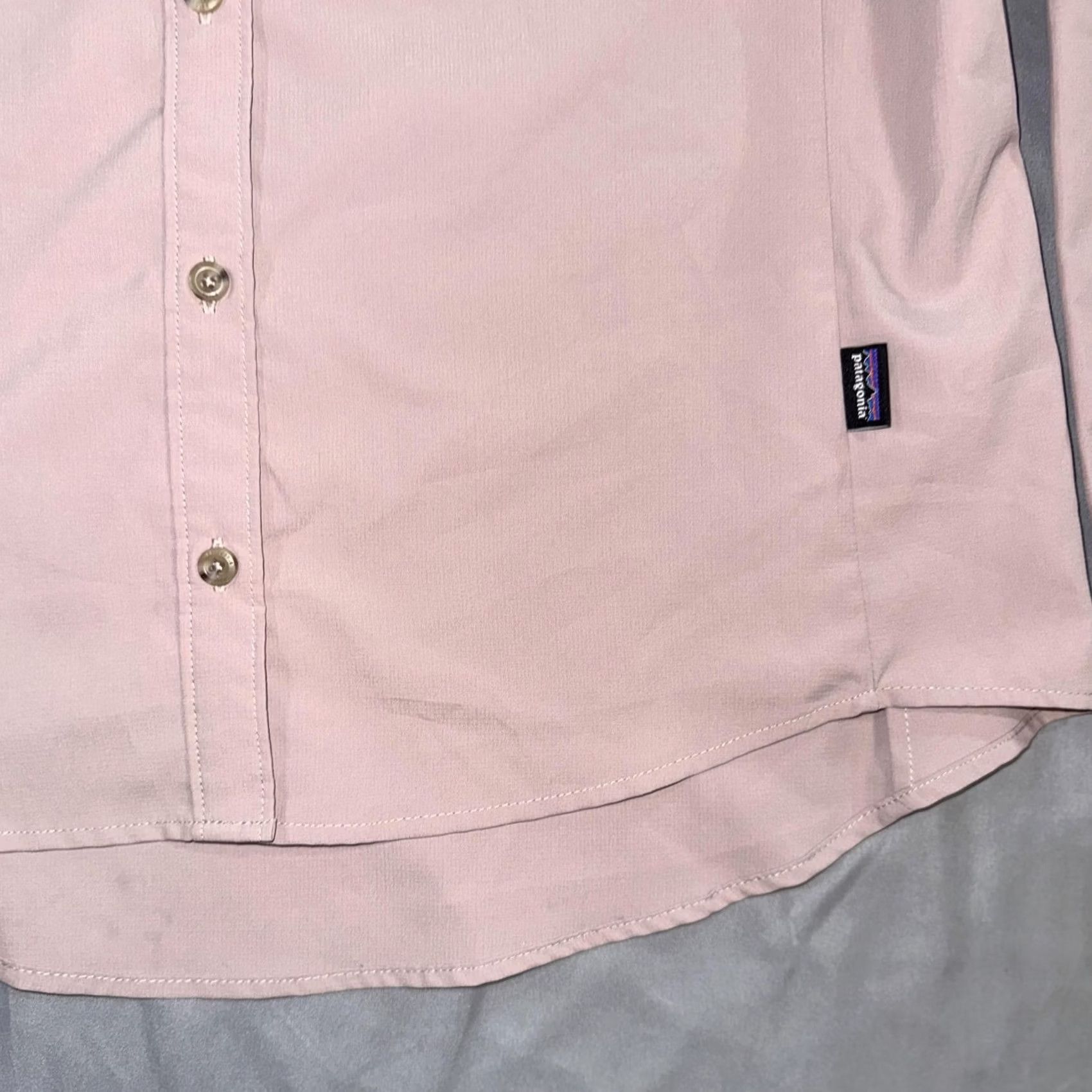 Patagonia Patagonia Shirt Womens 12 Pink Long Sleeve Button-Up Chest Pockets Lightweight Size XL / US 12-14 / IT 48-50 - 6 Thumbnail
