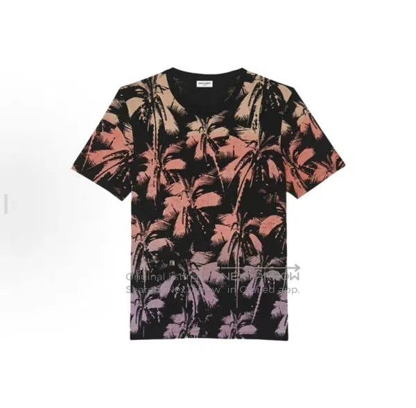Saint Laurent Paris Saint Laurent Paris Best-selling Coconut Tree Short Sleeve Size US L / EU 52-54 / 3 - 8 Thumbnail