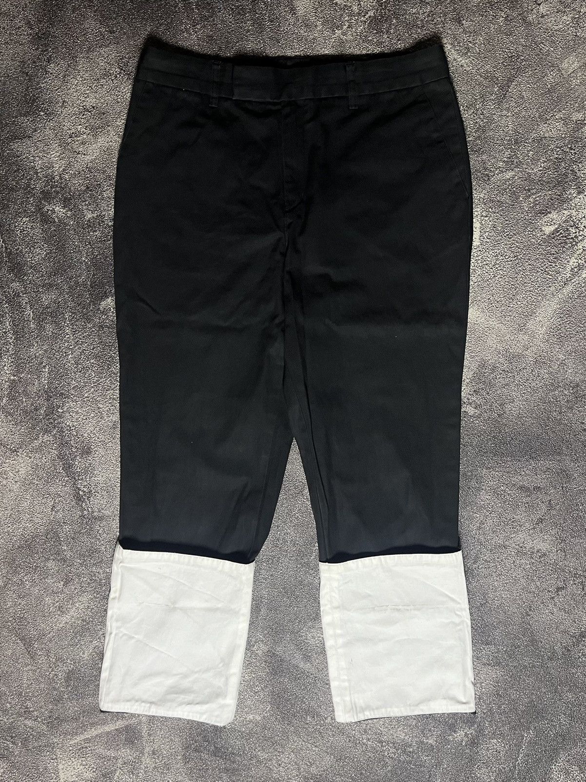 Jean Paul Gaultier Jean paul gaultier for sept premieres cuff pants Size 28" / US 6 / IT 42 - 1 Thumbnail