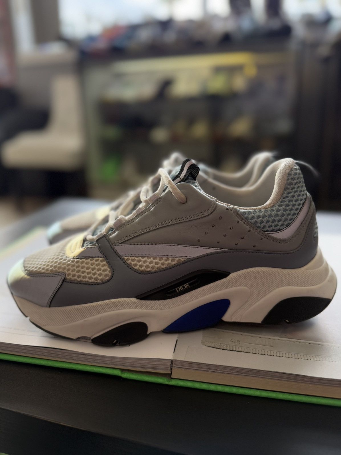Dior Dior B22 Blue White Sneakers Size 43EU/10US Size US 10 / EU 43 - 3 Thumbnail