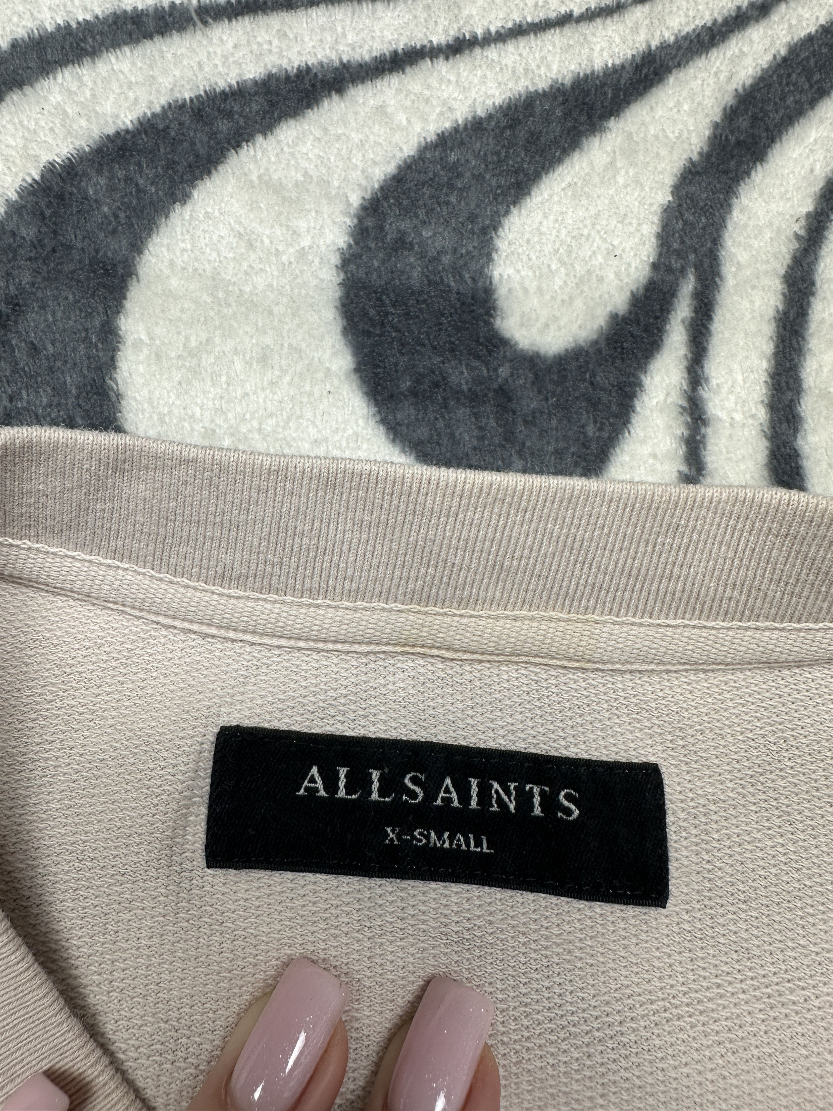 Allsaints Allsaints Mens Negotum Crew Neck Oversized Sweatshirt Size US S / EU 44-46 / 1 - 5 Thumbnail