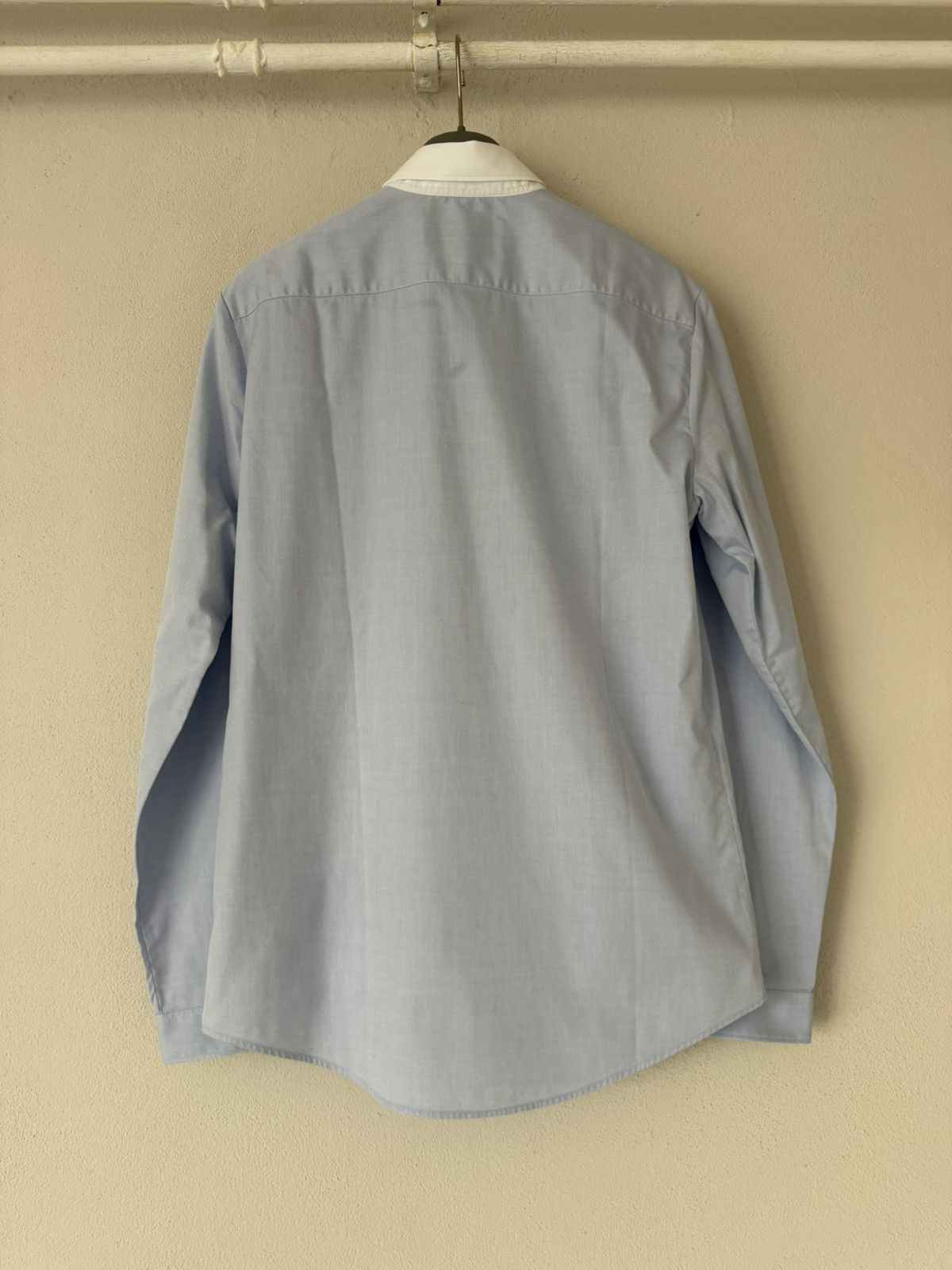Gucci Sky Blue Shirt with White Contrast Collar Size US S / EU 44-46 / 1 - 3 Thumbnail