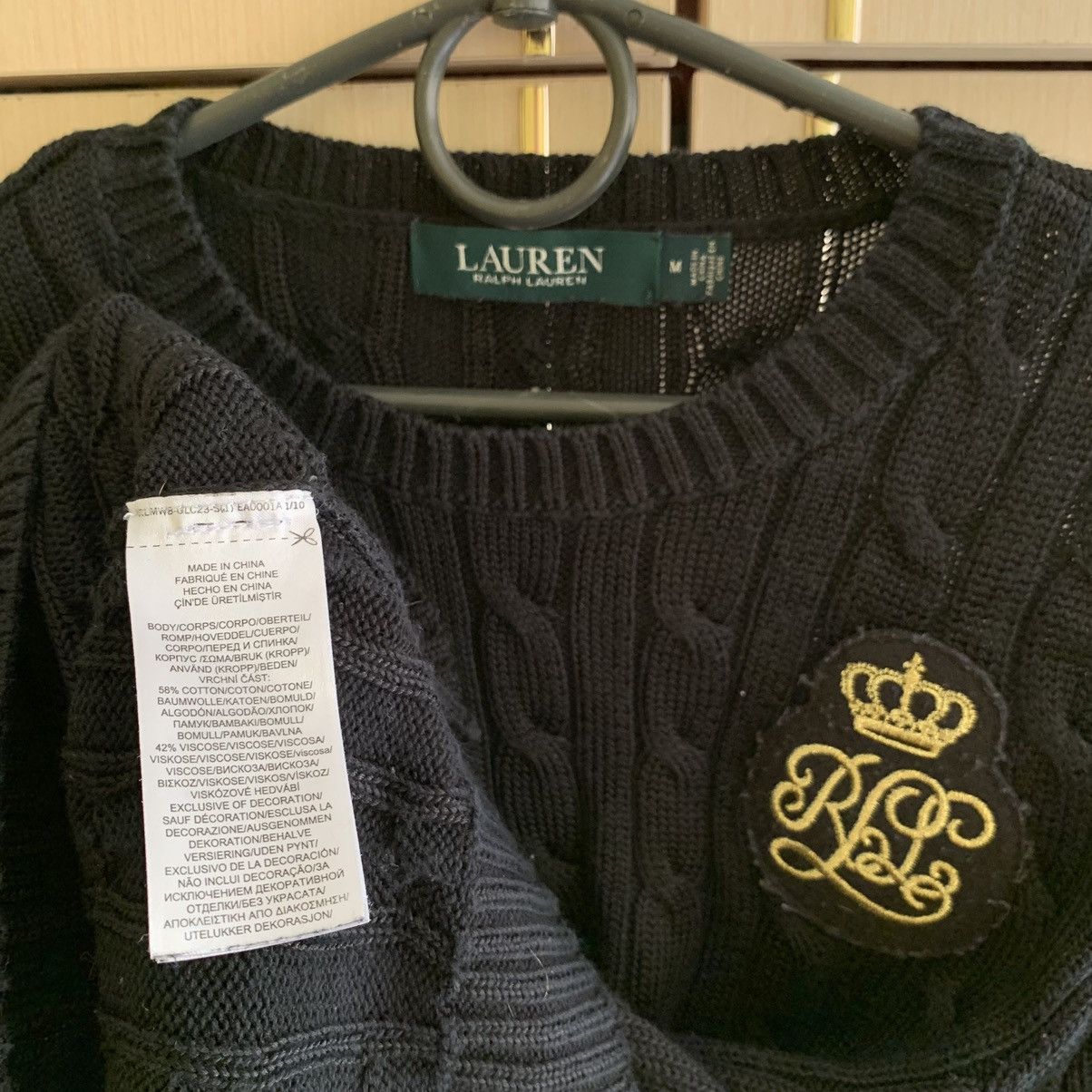 Other Vintage Polo Ralph Lauren Knitted Sweater big logo 90s Size M / US 6-8 / IT 42-44 - 9 Thumbnail