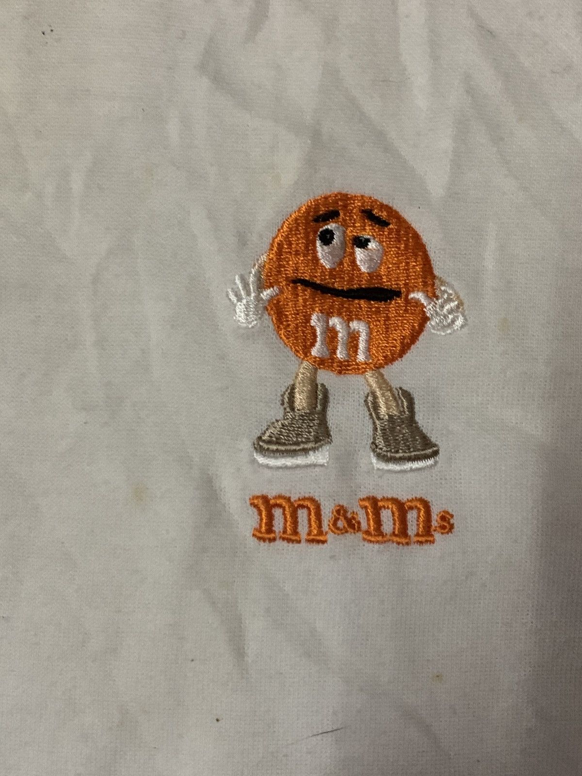 Chocolate M&M White Tee Size US L / EU 52-54 / 3 - 3 Thumbnail