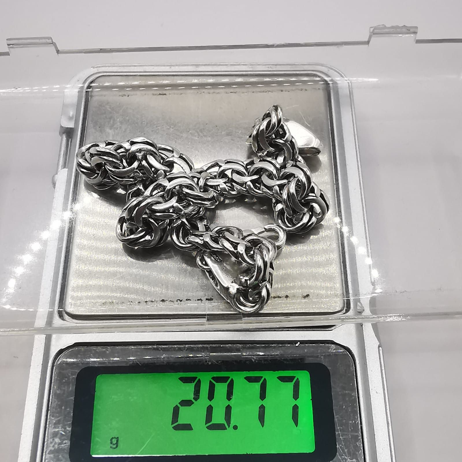 Sterling Silver Vintage Bracelet Jewelry,925 Sterling Silver 20,77g Size ONE SIZE - 5 Thumbnail