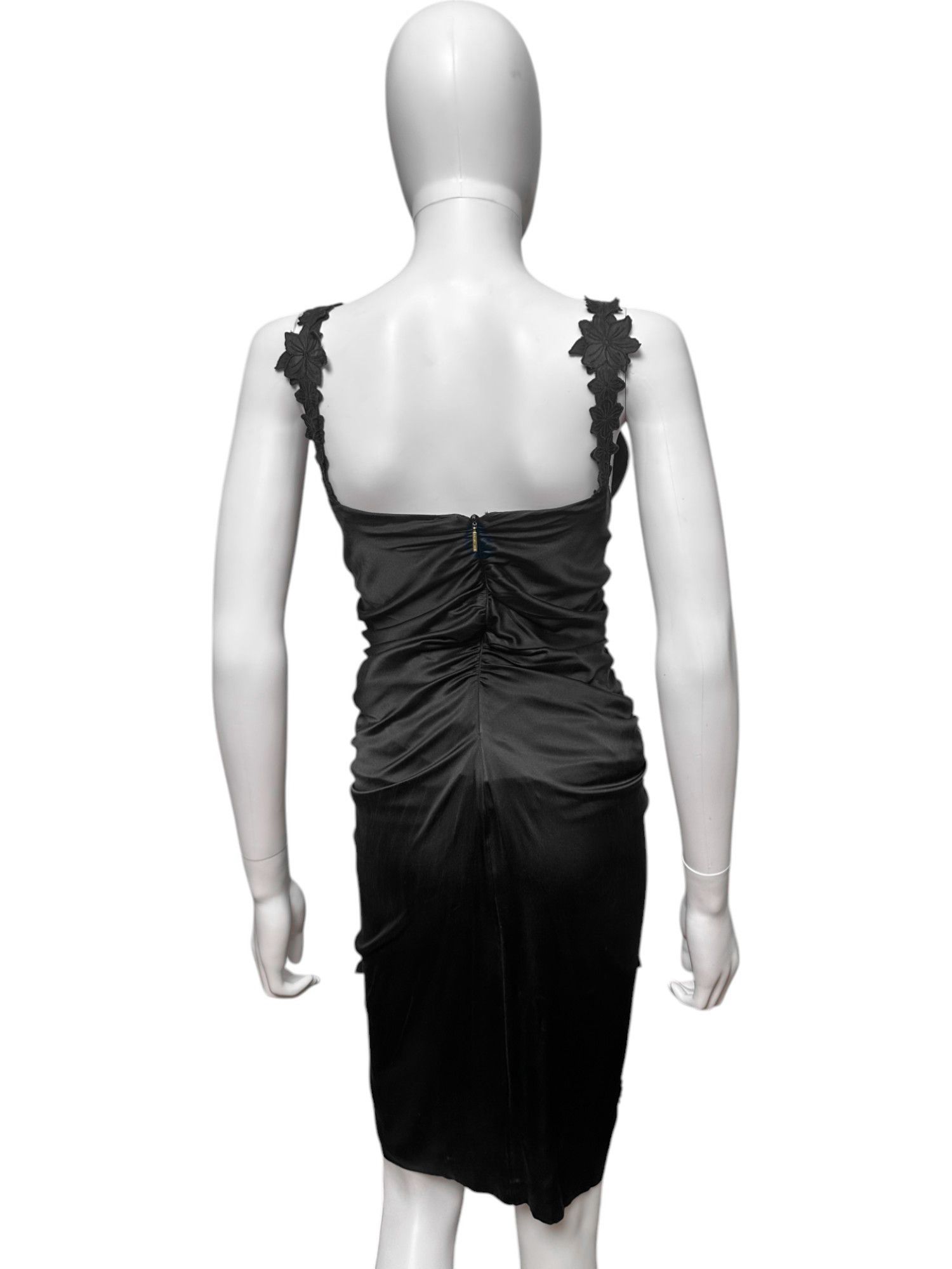Roberto Cavalli S/S 2021 Silk Black Dress Size S / US 4 / IT 40 - 2 Thumbnail