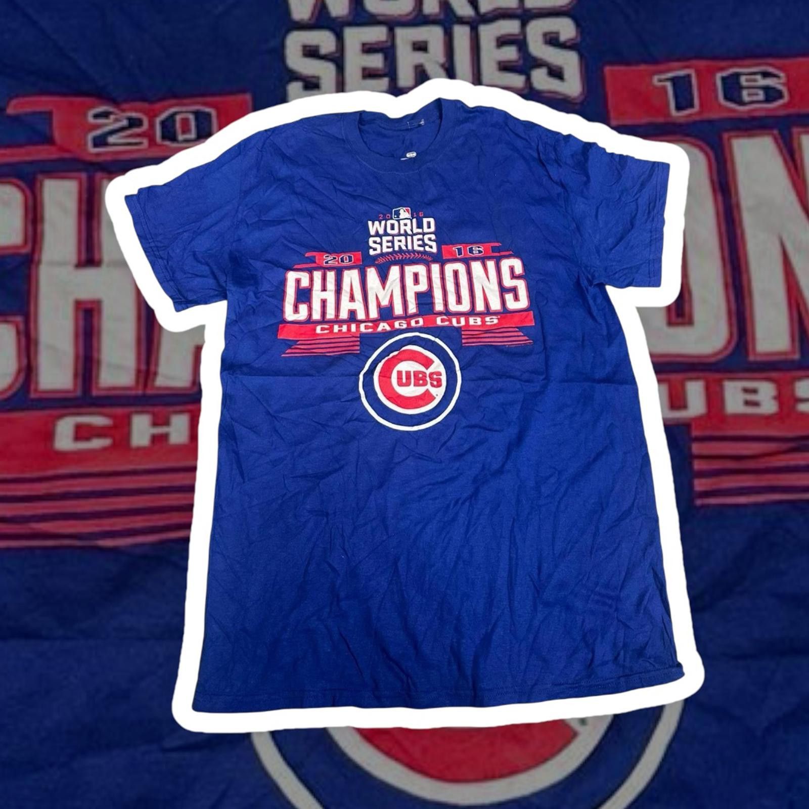 Designer Chicago Cubs 2016 World Series Champions Tee Size US M / EU 48-50 / 2 - 1 Thumbnail