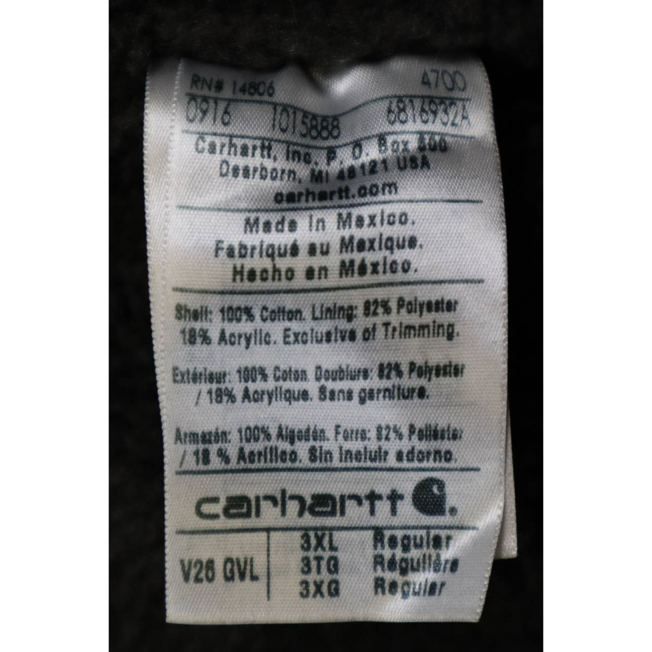 Carhartt Carhartt V26 Sherpa Lined Vest Men's 3XL Gravel Size US XXL / EU 58 / 5 - 3 Thumbnail