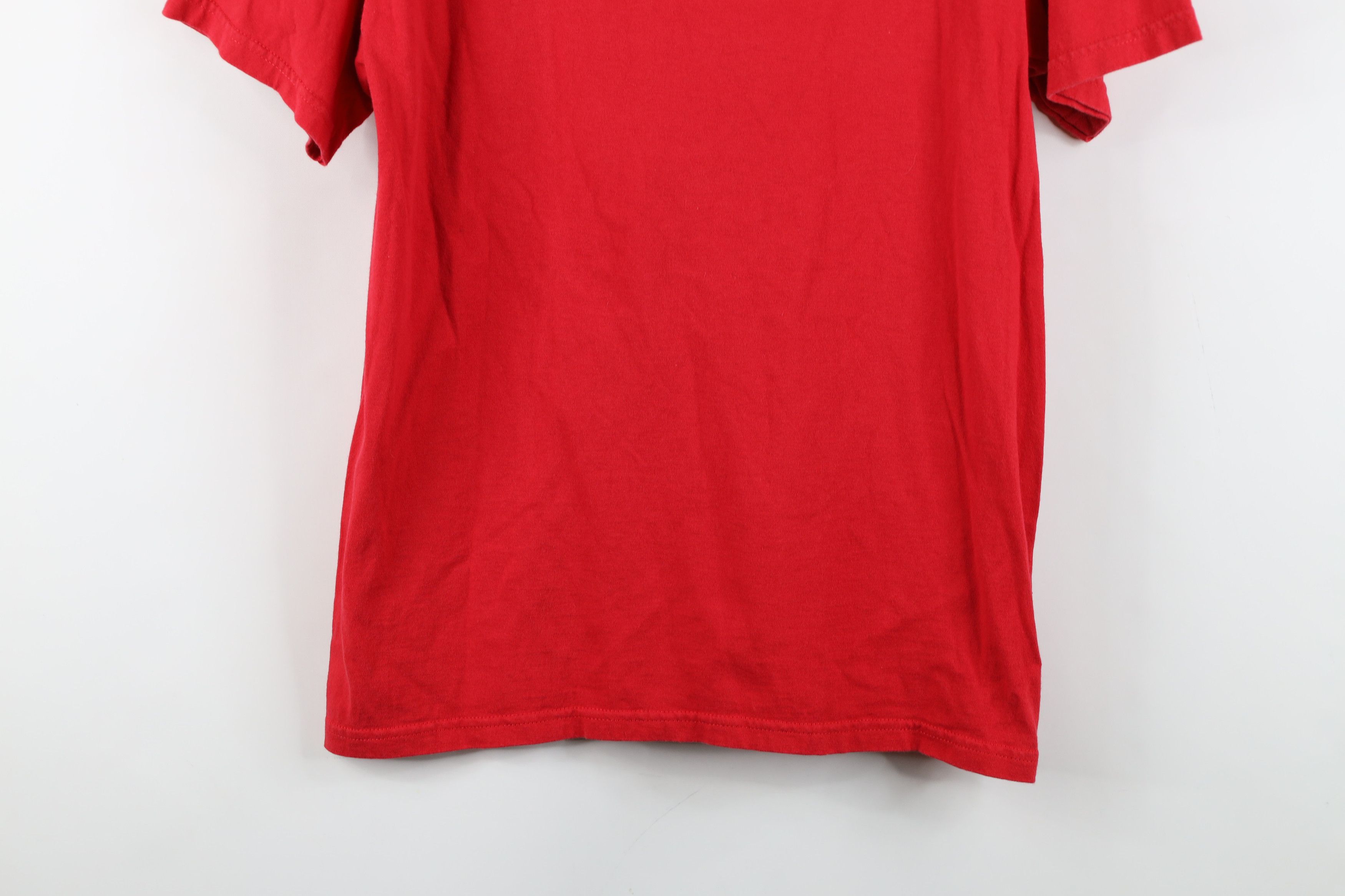 Vintage Vintage 90s Streetwear Heavyweight Cotton T-Shirt USA Red Size US S / EU 44-46 / 1 - 3 Thumbnail