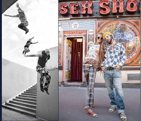 Kapital × Kapital Kountry Kapital S/S14 “ Sailor Ninja “ Plaid Gemstone Pant Size US 28 / EU 44 - 9 Thumbnail