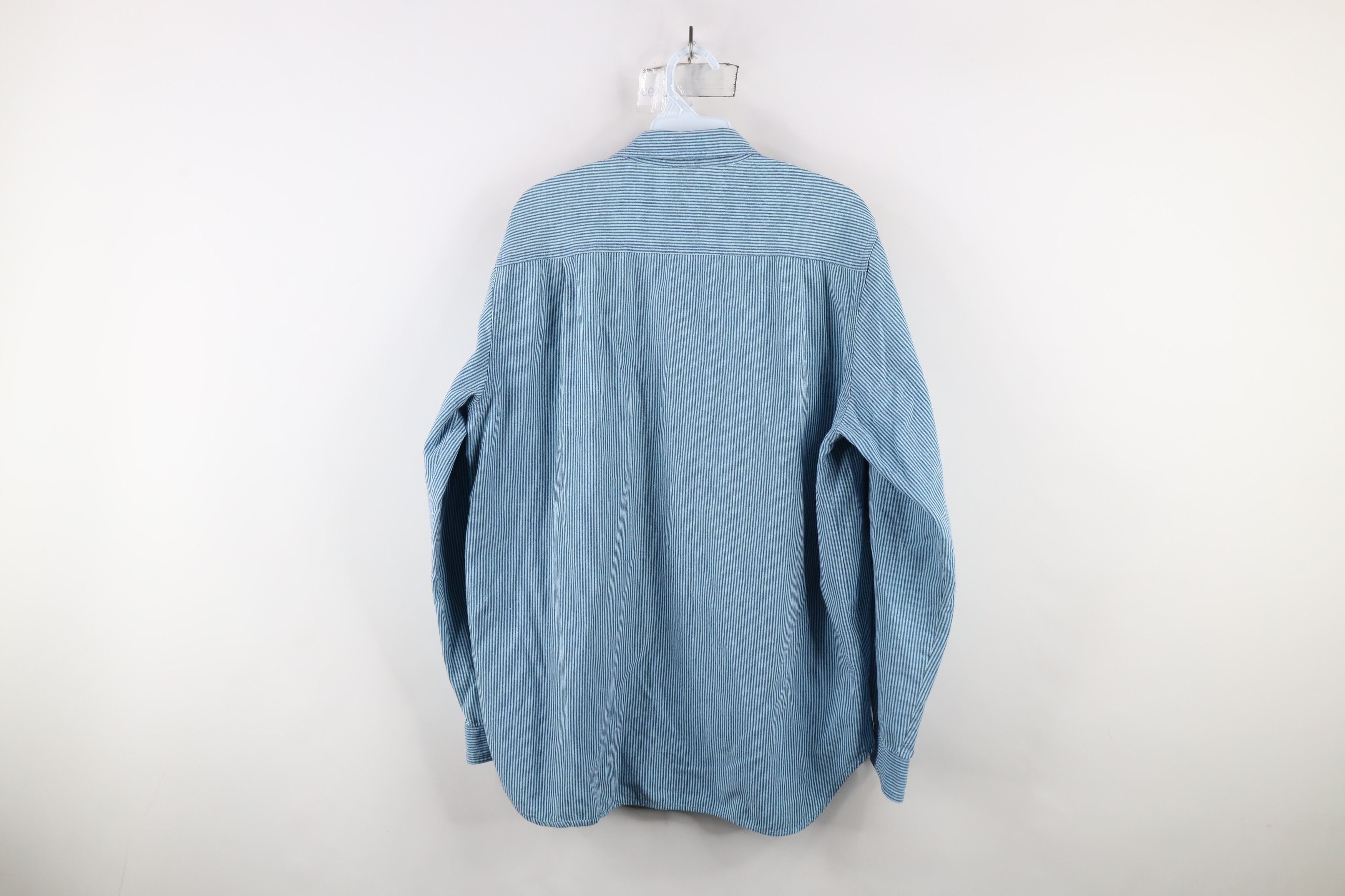 Royal Robbins × Vintage Vintage 90s Royal Robbins Striped Collared Button Shirt Size US L / EU 52-54 / 3 - 8 Thumbnail