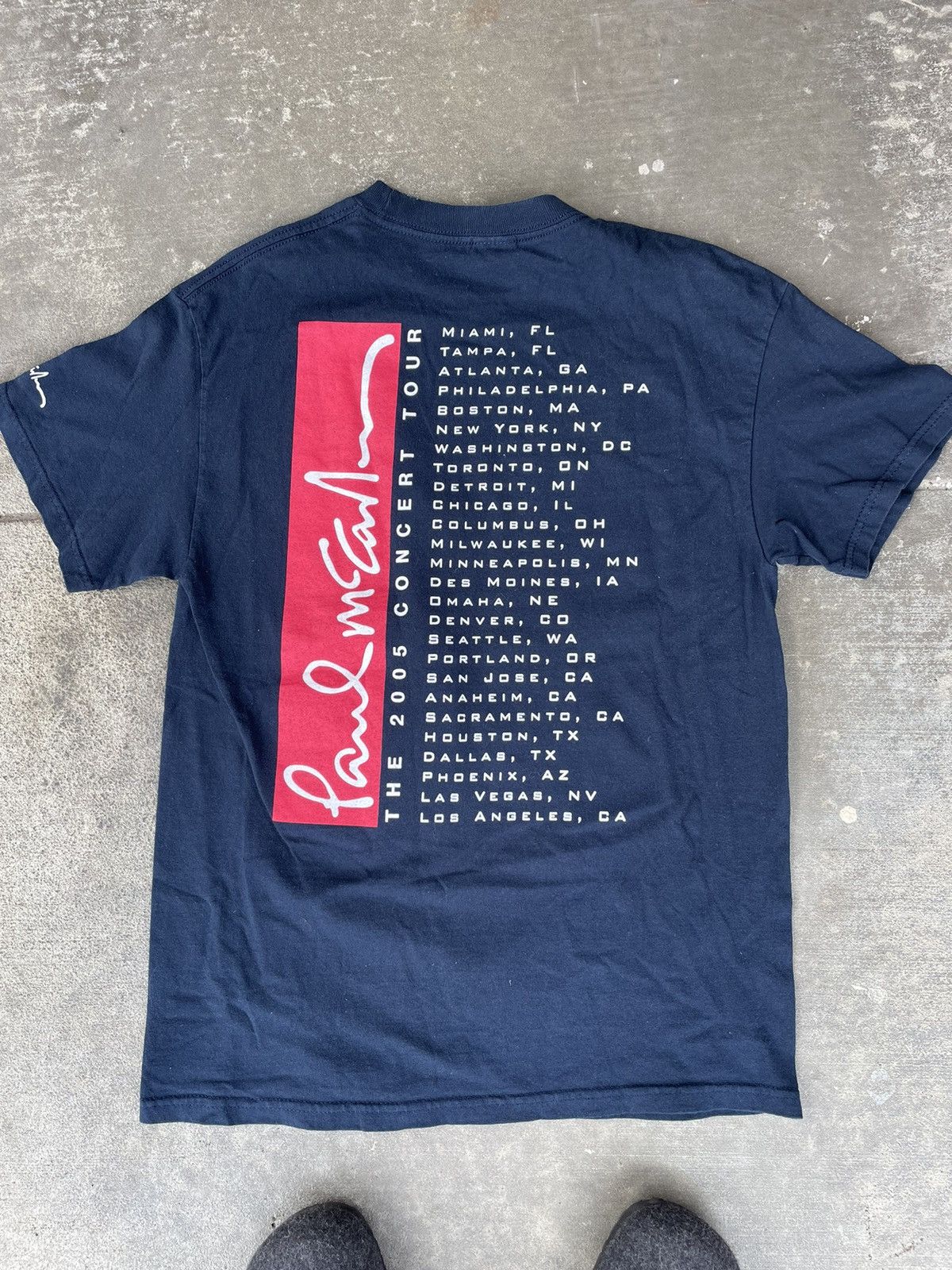 Band Tees × Vintage Vintage Paul McCartney Tour tee Size US M / EU 48-50 / 2 - 5 Thumbnail
