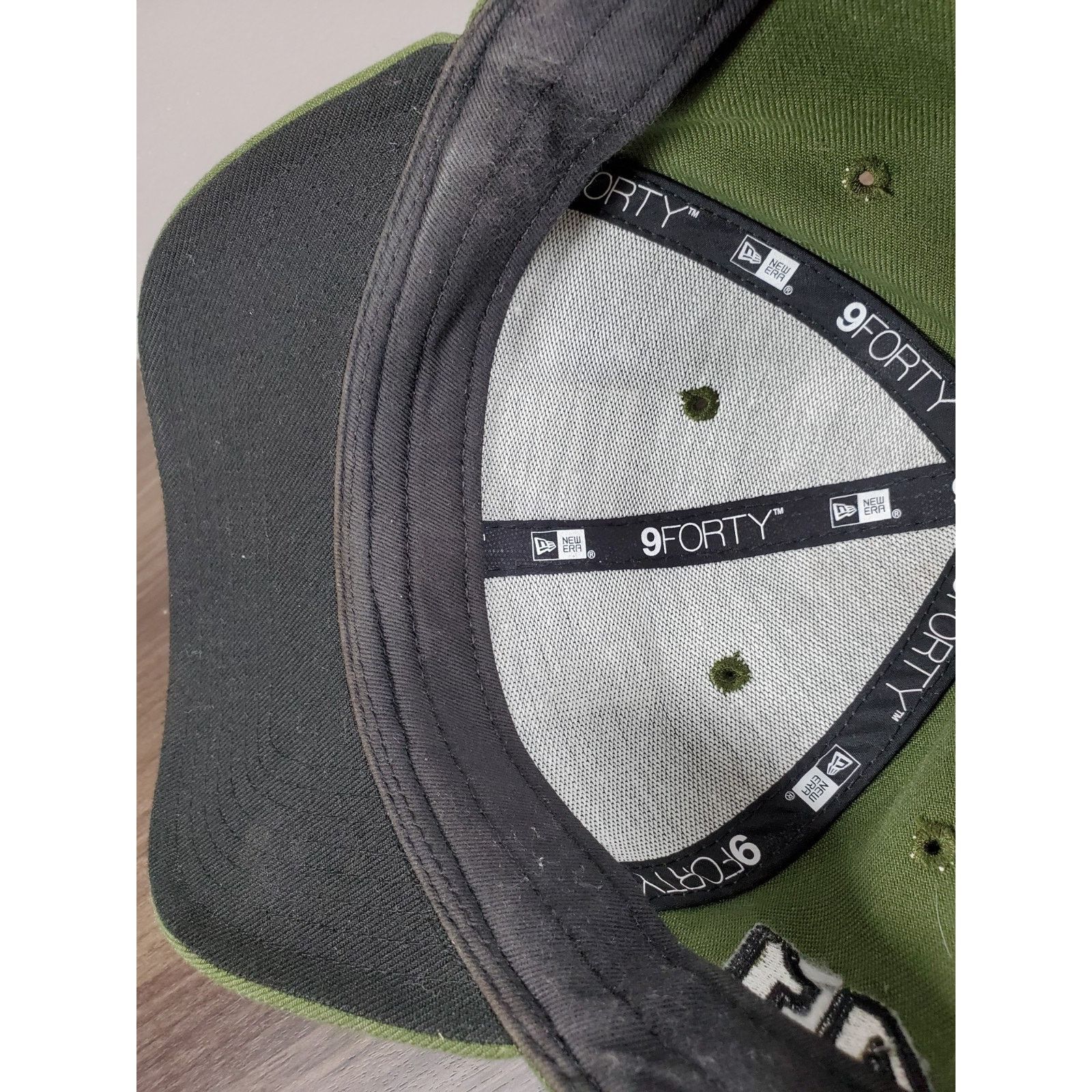 NASCAR × New Era Kurt Busch #41 Salute The Troops Hat Green USA Military Size ONE SIZE - 10 Thumbnail