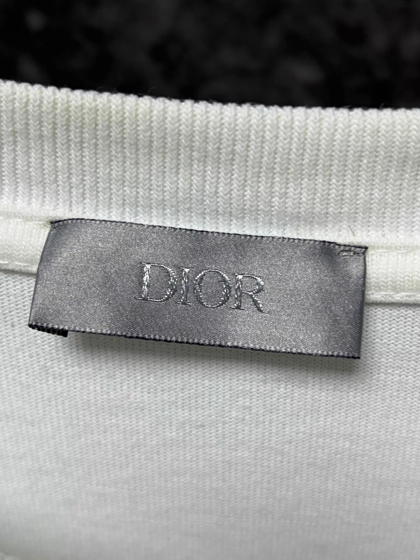 Dior Dior x Erl white rabbit-embroidered pocket Tee X3L Size US XXL / EU 58 / 5 - 3 Thumbnail