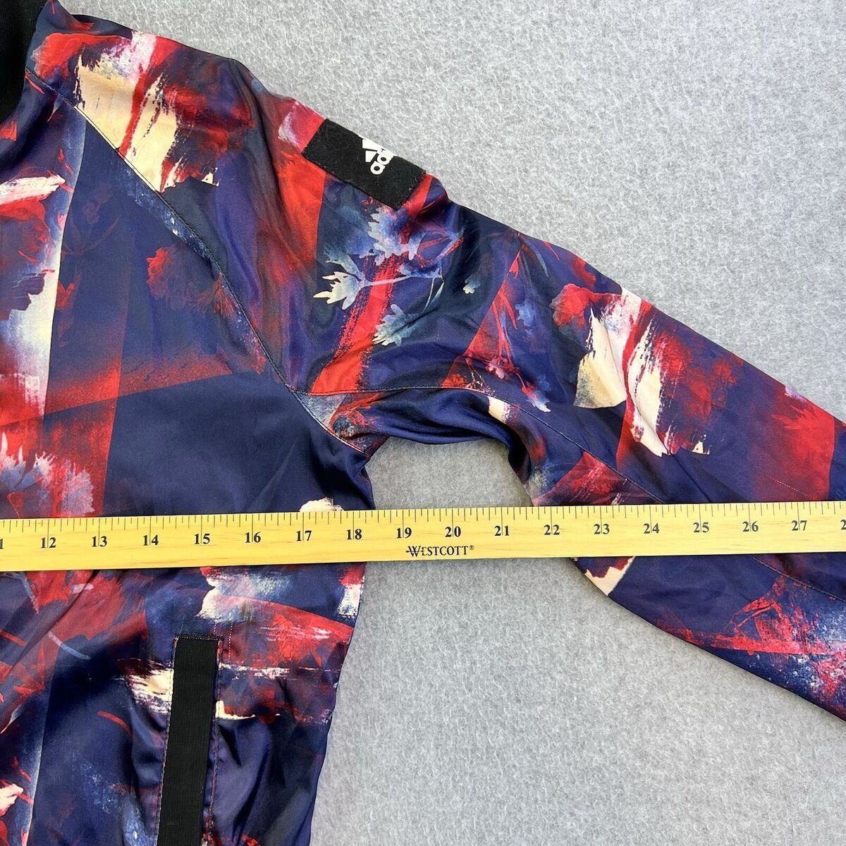 Adidas Adidas Jacket Womens Blue Red Geometric Size XS / US 0-2 / IT 36-38 - 2 Thumbnail