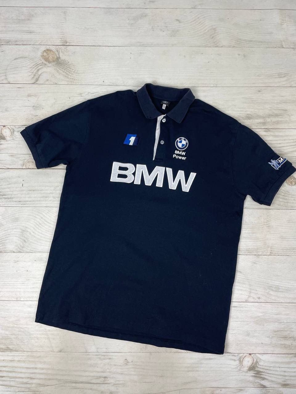 BMW Vintage BMW Racing Polo Shirt F1 Grand Prix 90s Size US XL / EU 56 / 4 - 1 Thumbnail