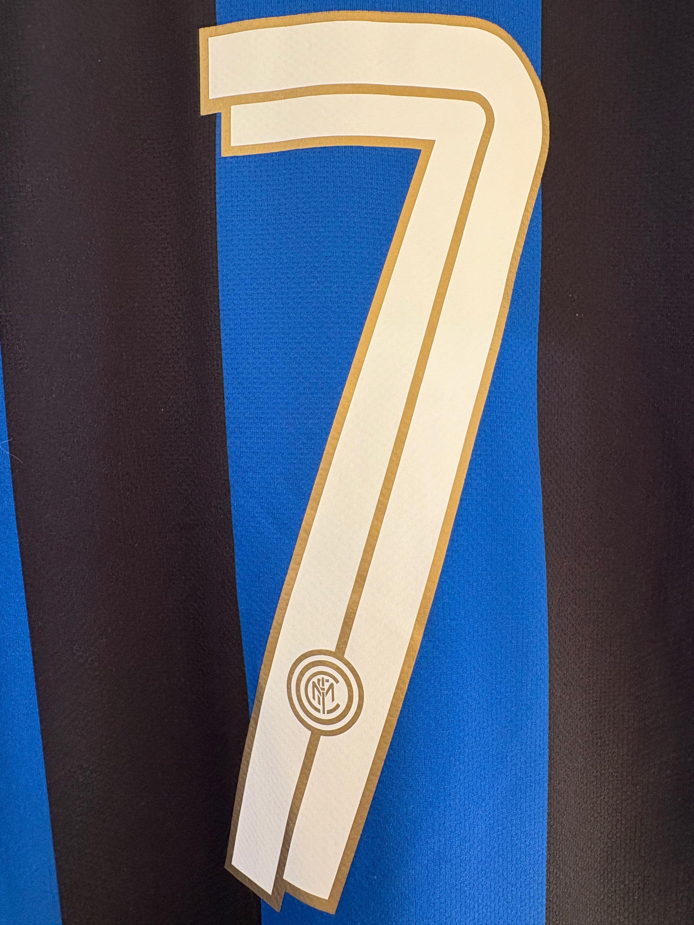 Nike Inter Milan 2008/09 Home Jersey - Figo #7 - Nike Fit Size US M / EU 48-50 / 2 - 15 Thumbnail