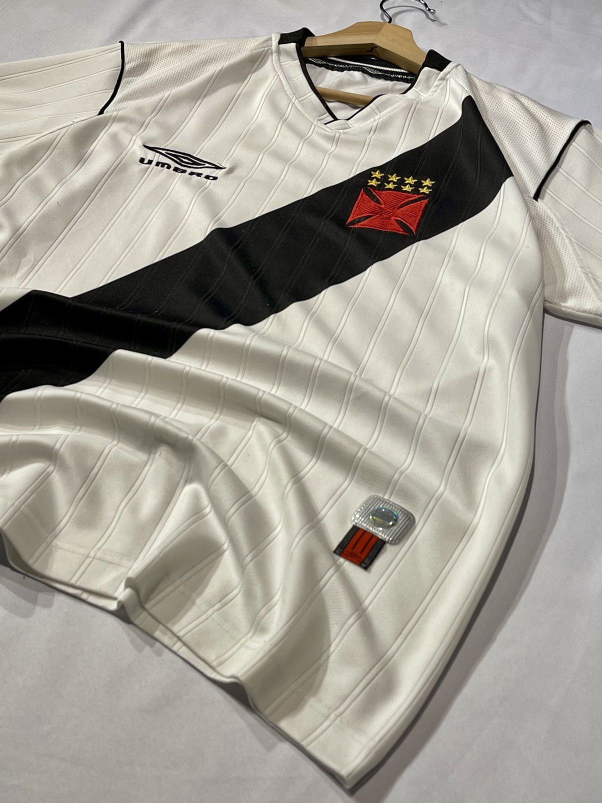 Umbro × Vintage Vintage Umbro Vasco Da Gama Brasil 2002 Home Jersey Size US M / EU 48-50 / 2 - 5 Thumbnail