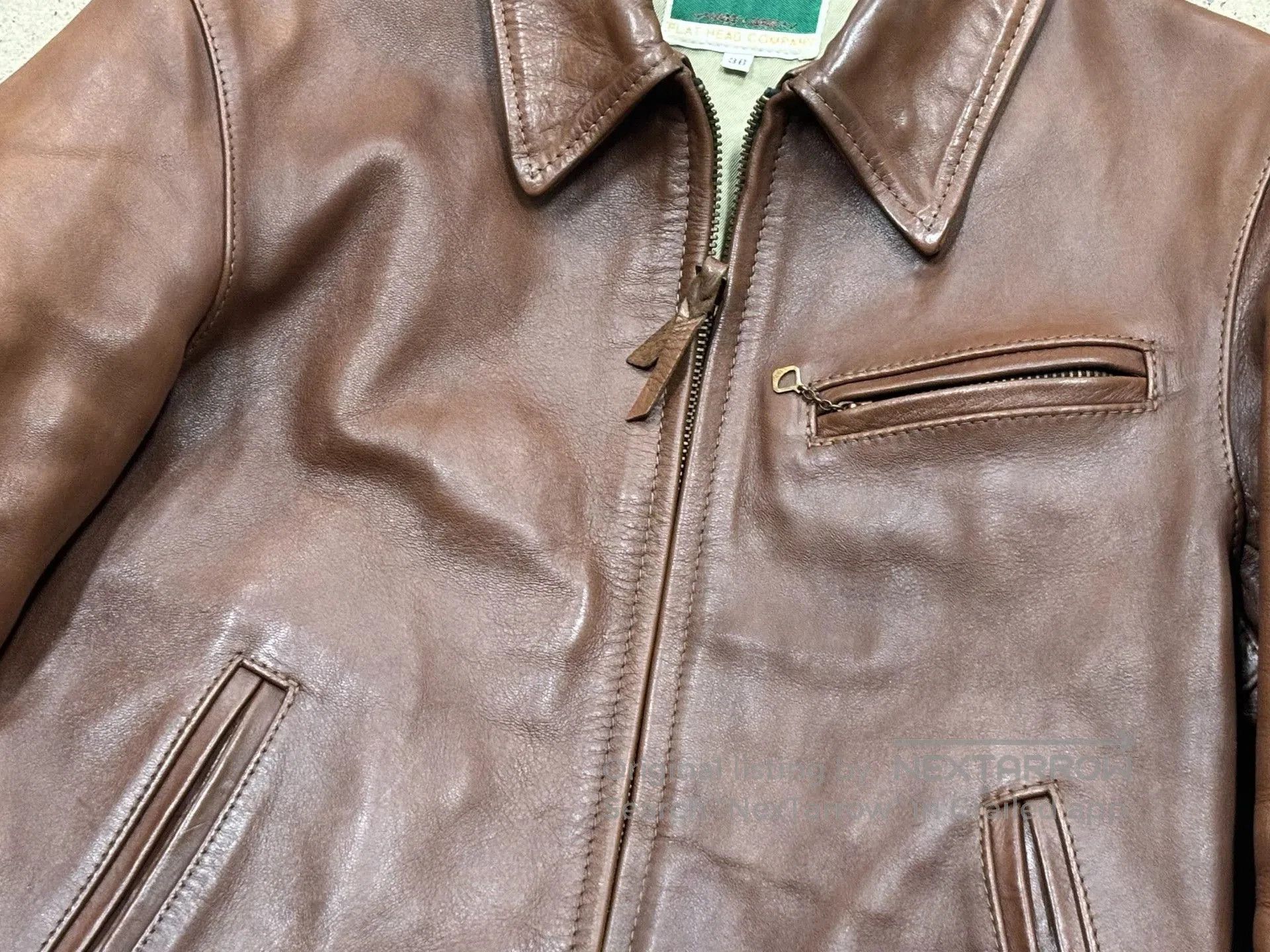 The Flat Head The Flat Head Horsehide Leather Jacket. Size US M / EU 48-50 / 2 - 5 Thumbnail