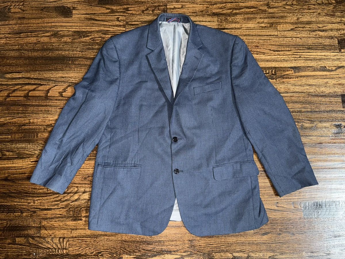 Izod IZOD Classic Fit Blue Blazer Suit Jacket Sport Coat Size 44R Size 44R - 1 Thumbnail