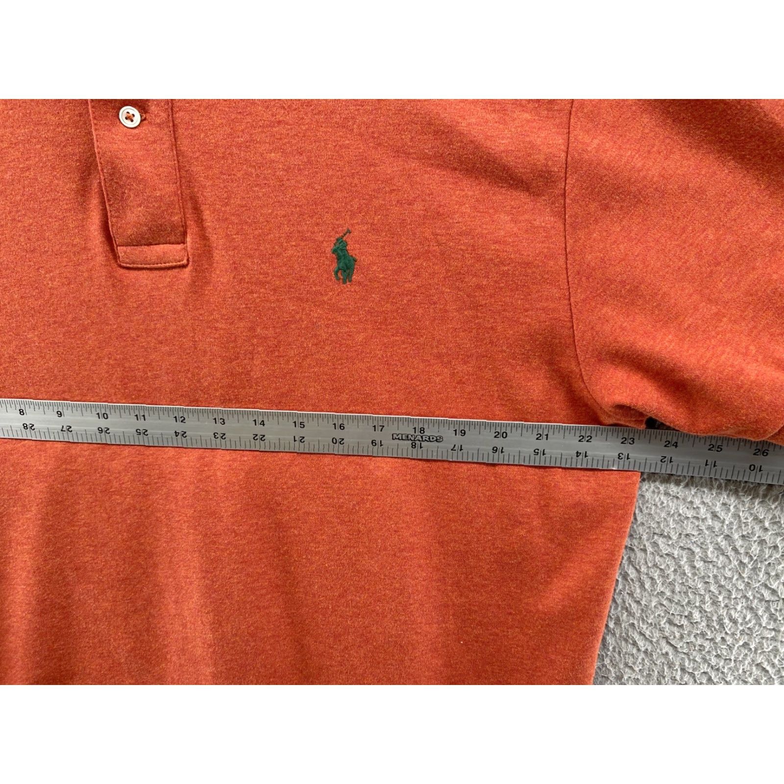 Polo Ralph Lauren Polo Ralph Lauren Polo Shirt Men’s Classic Short Sleeve Orange Green Pony Polo Shirt Size L Size US L / EU 52-54 / 3 - 5 Thumbnail
