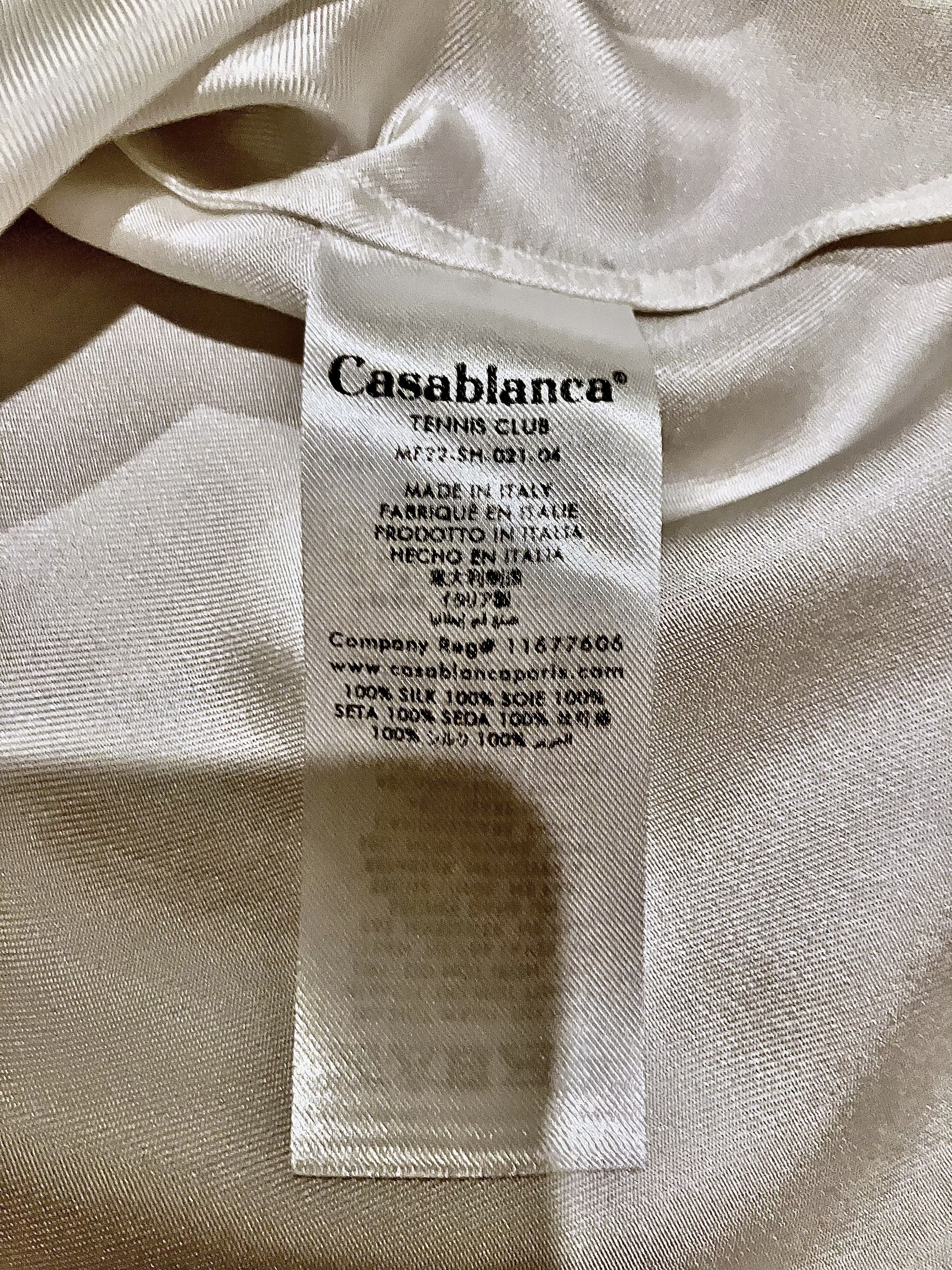 Casablanca Casablanca Airways silk shirt Size US XXL / EU 58 / 5 - 6 Thumbnail