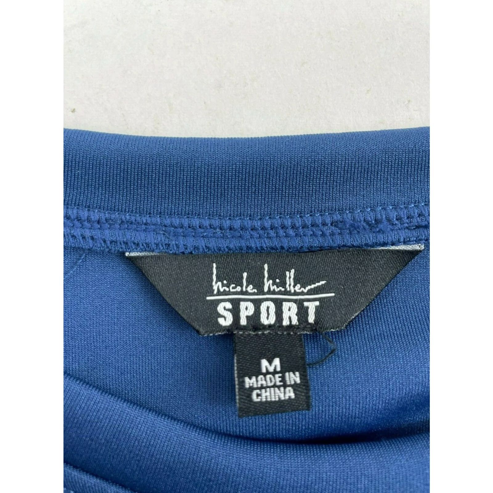 Nicole Miller Nicole Miller Athletic Sweatshirt Shirt Women M Navy Blue Crew Neck Long Sleeve NWT Free Return Size M / US 6-8 / IT 42-44 - 6 Thumbnail