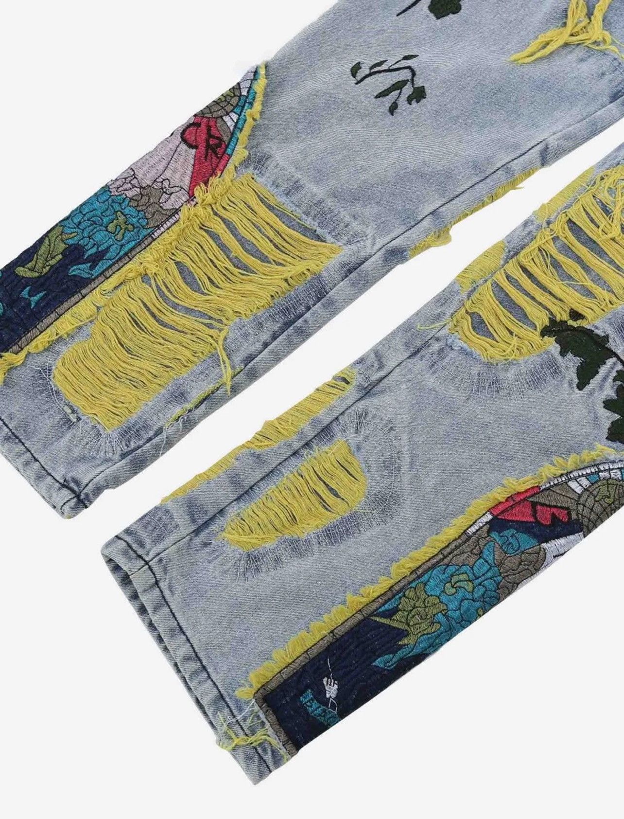 Japanese Brand × Vintage Embroidery Jeans Size US 30 / EU 46 - 3 Thumbnail