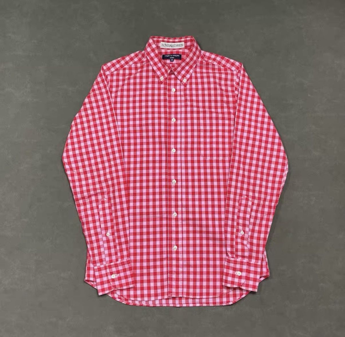 CDG by Comme des Garcons Comme des Garçons Custom Red Plaid Shirt J16 Size US XS / EU 42 / 0 - 1 Thumbnail