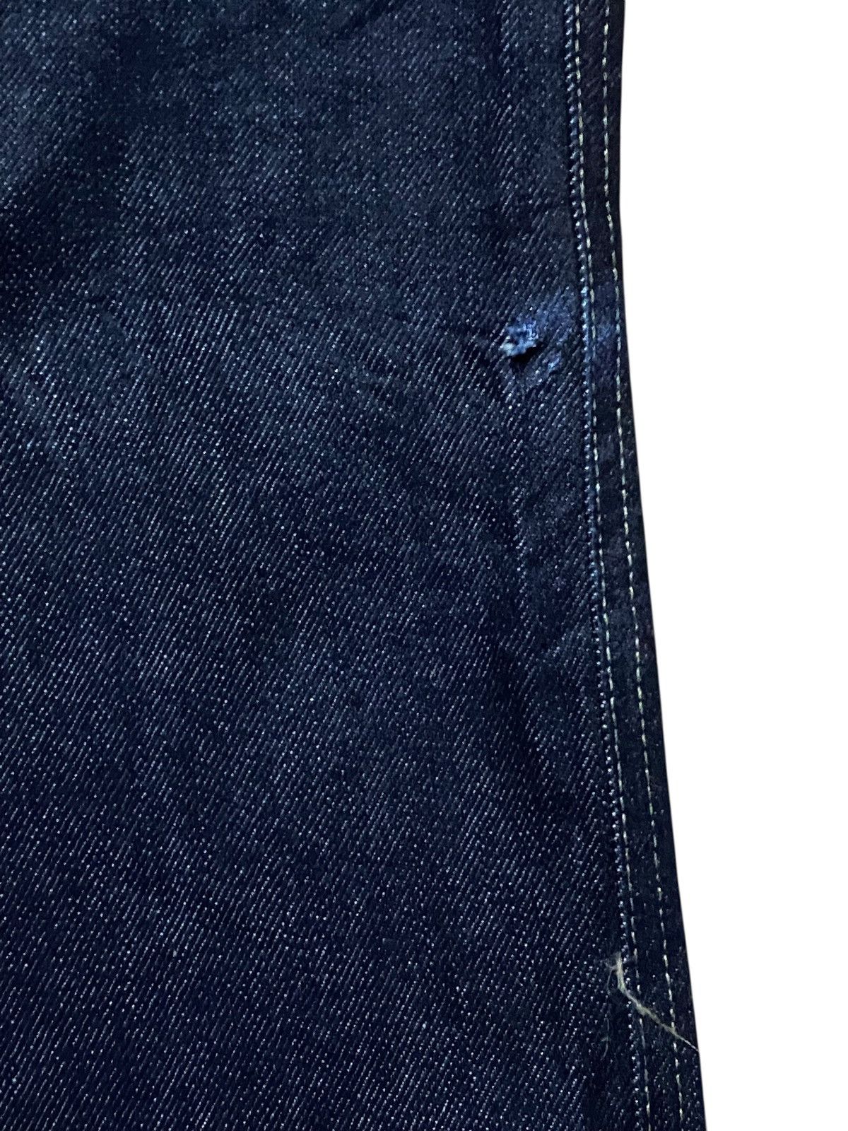 Uniqlo Vintage Japanese Brand Uniqlo Navy Blue Super Baggy Jeans Size US 34 / EU 50 - 11 Thumbnail