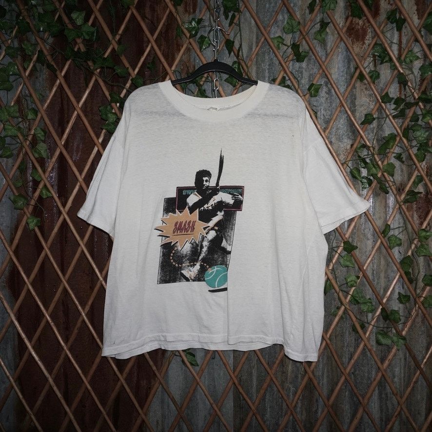 OSFA - Vintage / Y2K tennis sports cartoon comic 90s t-shirt