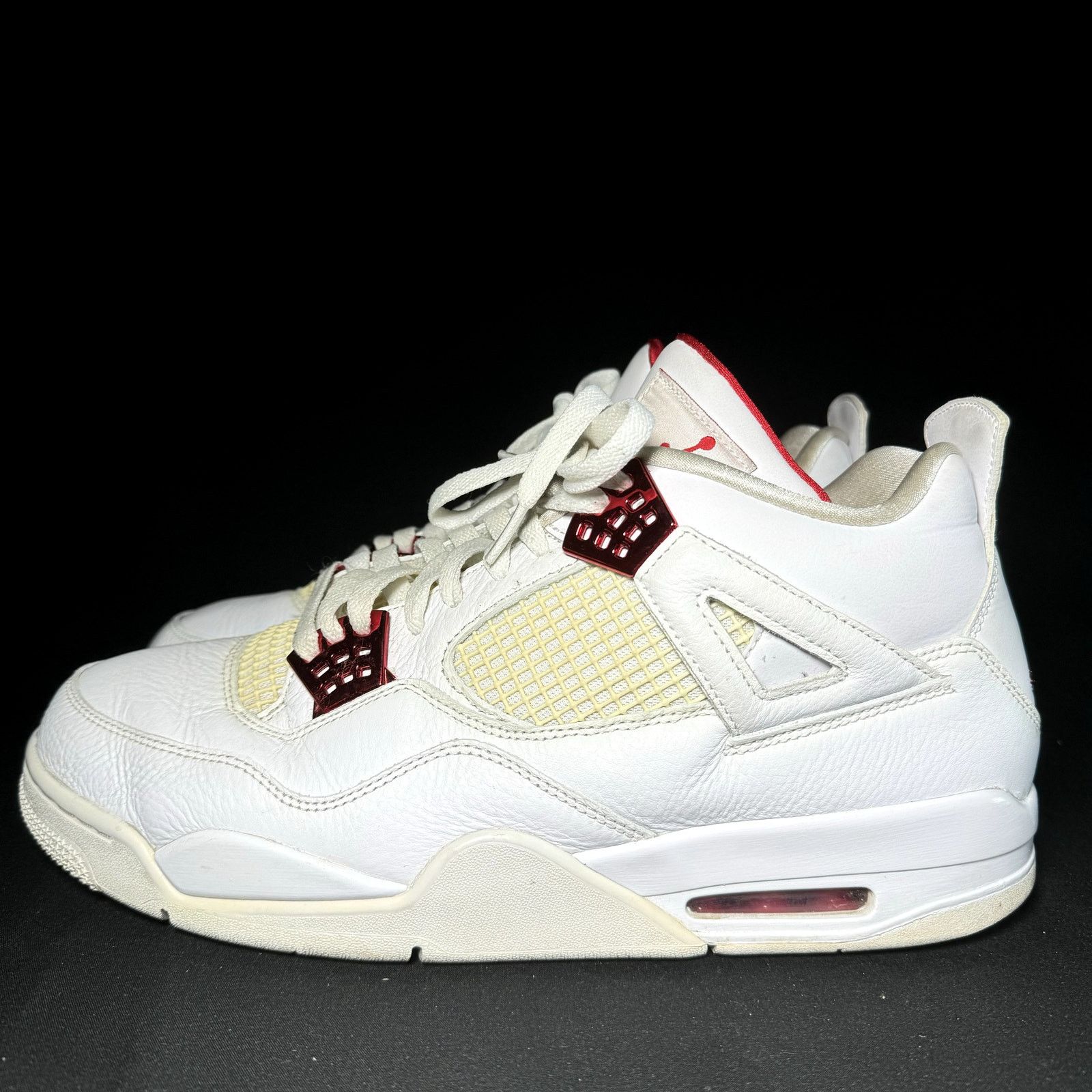Jordan Brand × Nike Size 13- Nike Air Jordan 4 Retro Red Metallic Men's Shoes Size US 13 / EU 46 - 8 Thumbnail