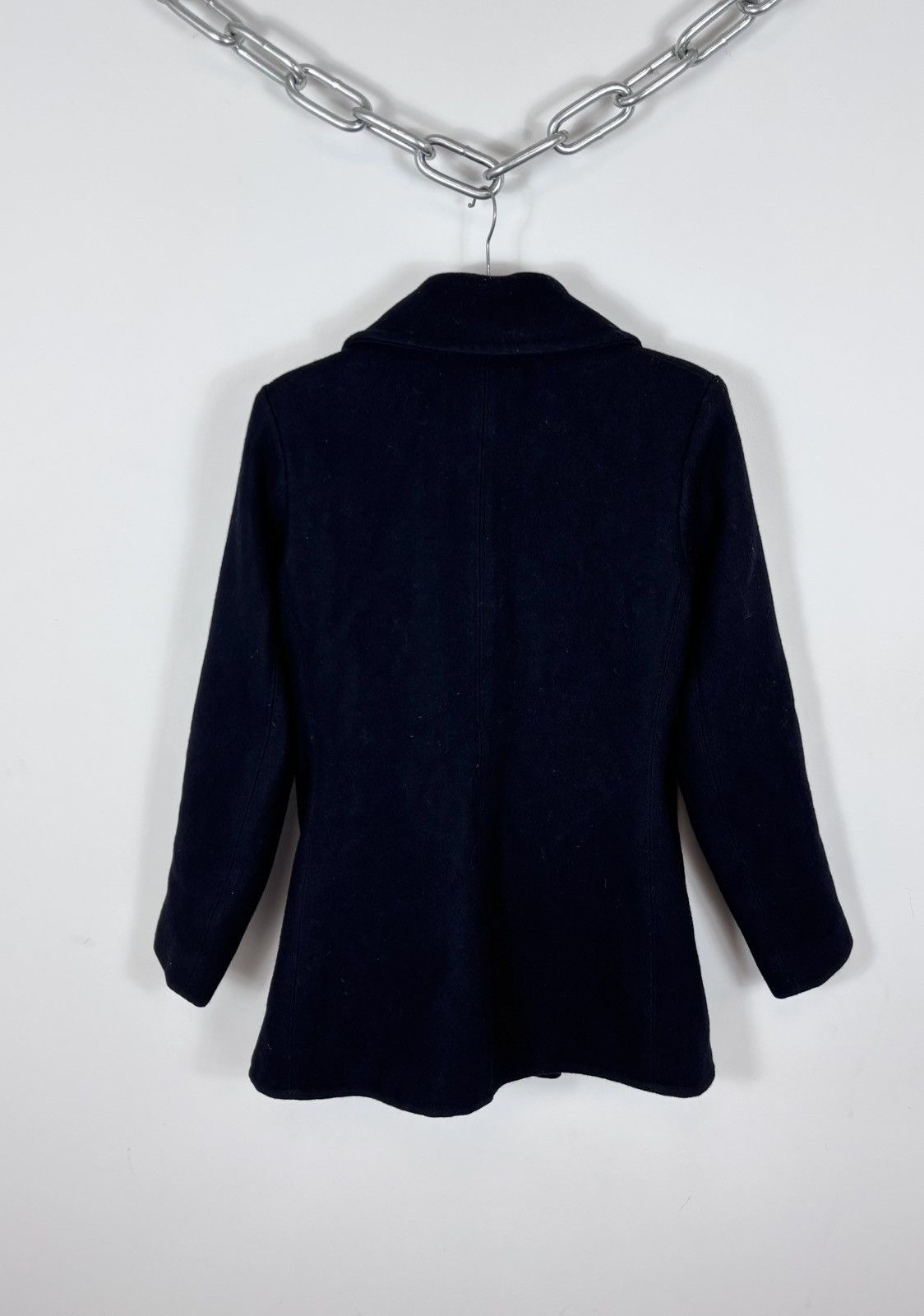 Schott Schott Bros U.S. 754W Women’s Black Wool Blend Peacoat Size S / US 4 / IT 40 - 22 Thumbnail