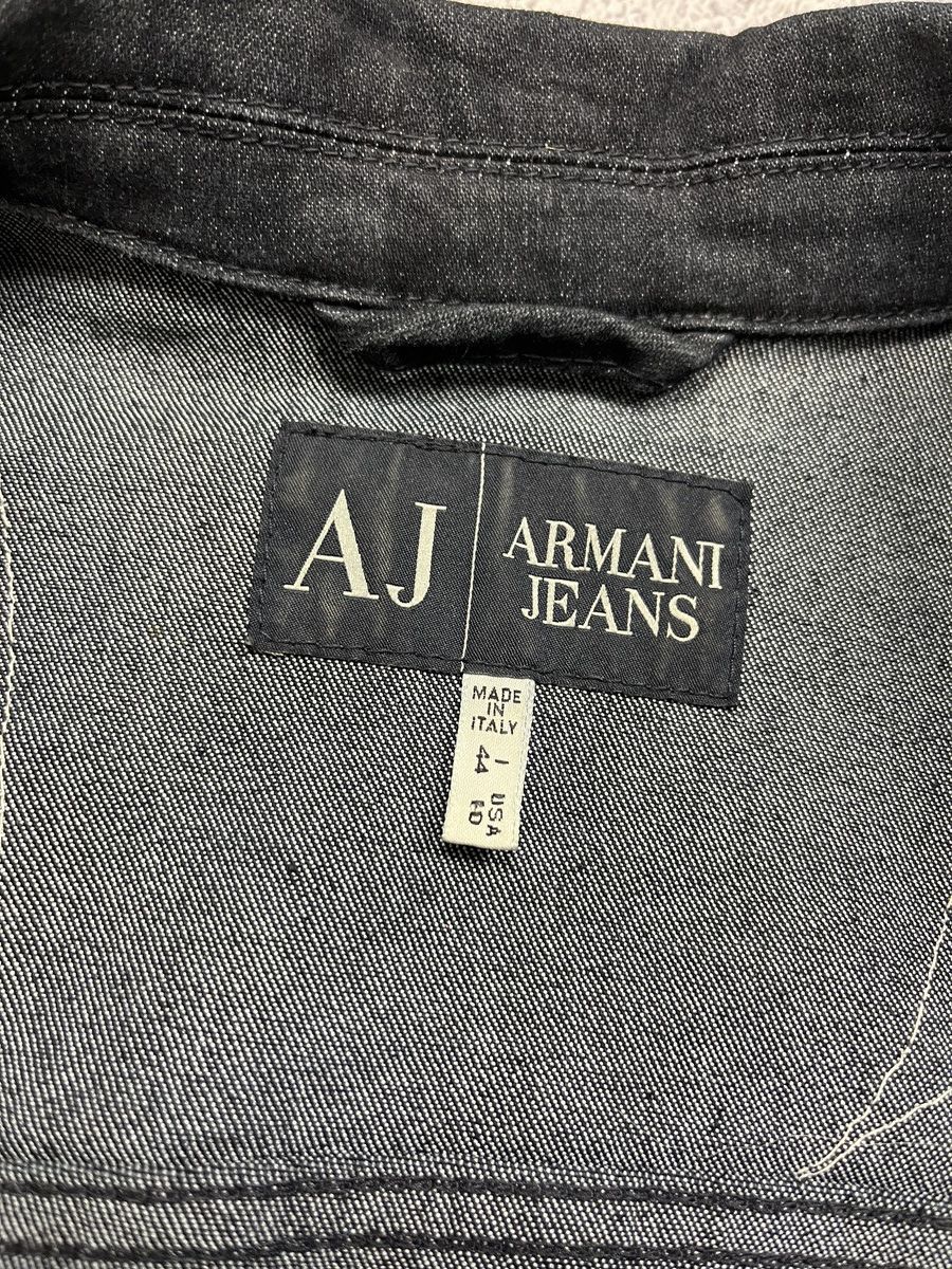 Giorgio Armani Armani Jeans Rare Design Denim Glittered Trucker Jacket Size M / US 6-8 / IT 42-44 - 11 Thumbnail