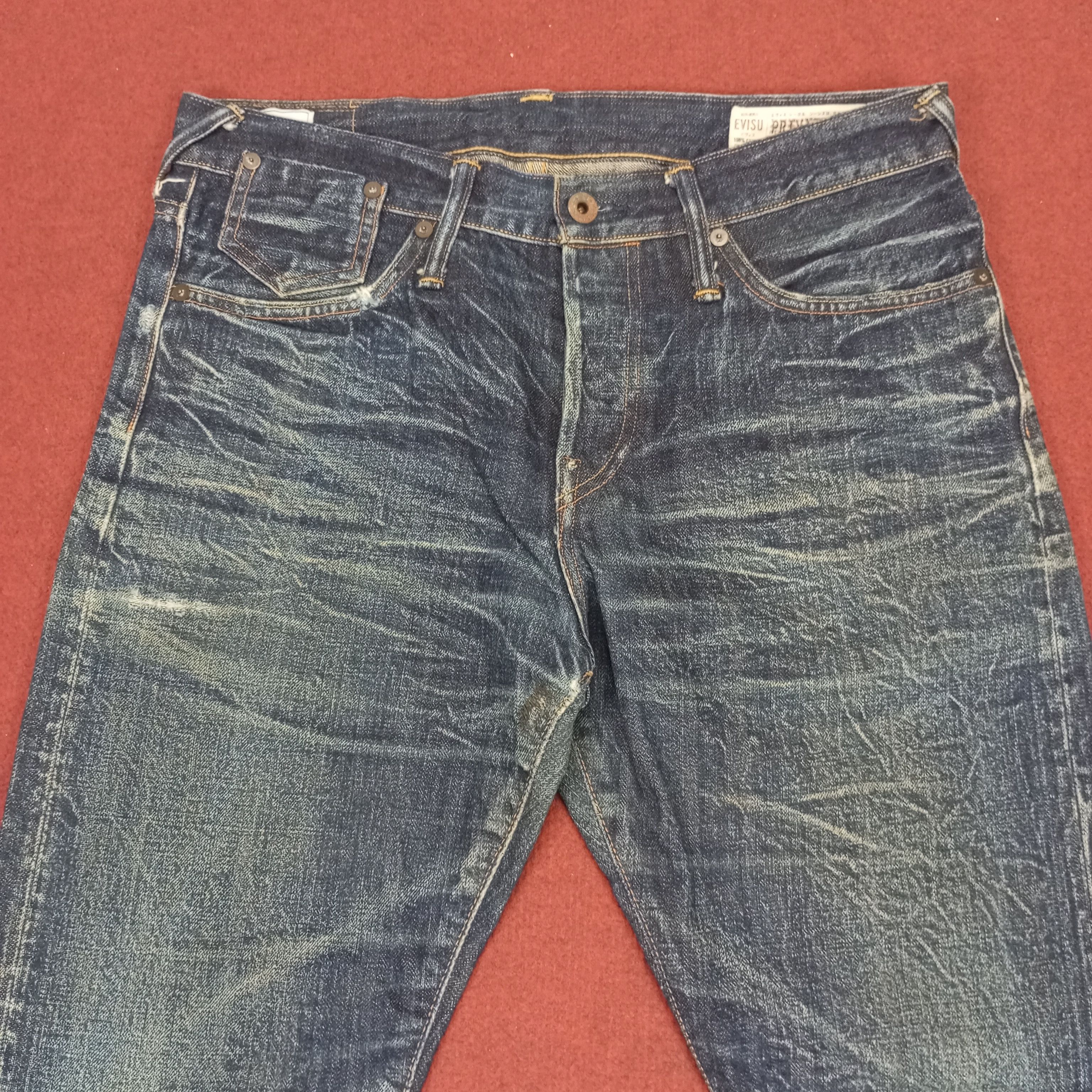 Evisu Evisu Jeans Japanese Brand Streetwear Custom Daicock Style Size US 31 - 5 Thumbnail