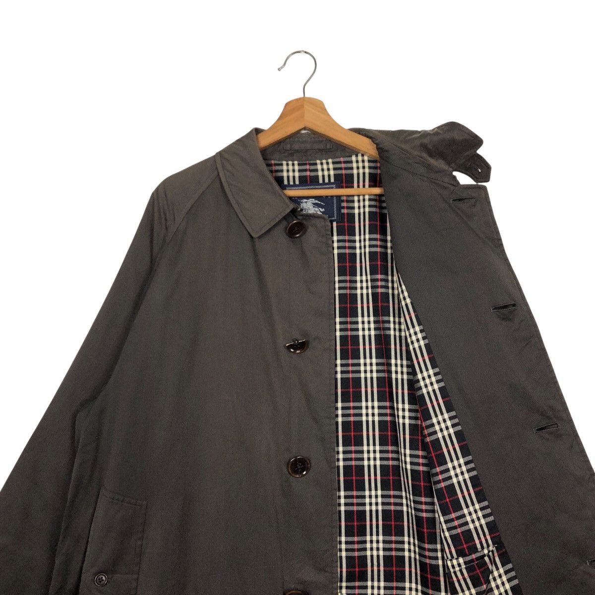 Burberry 📌Vintage Trench Coat Burberrys Long Jacket Nova Check Size US M / EU 48-50 / 2 - 14 Thumbnail
