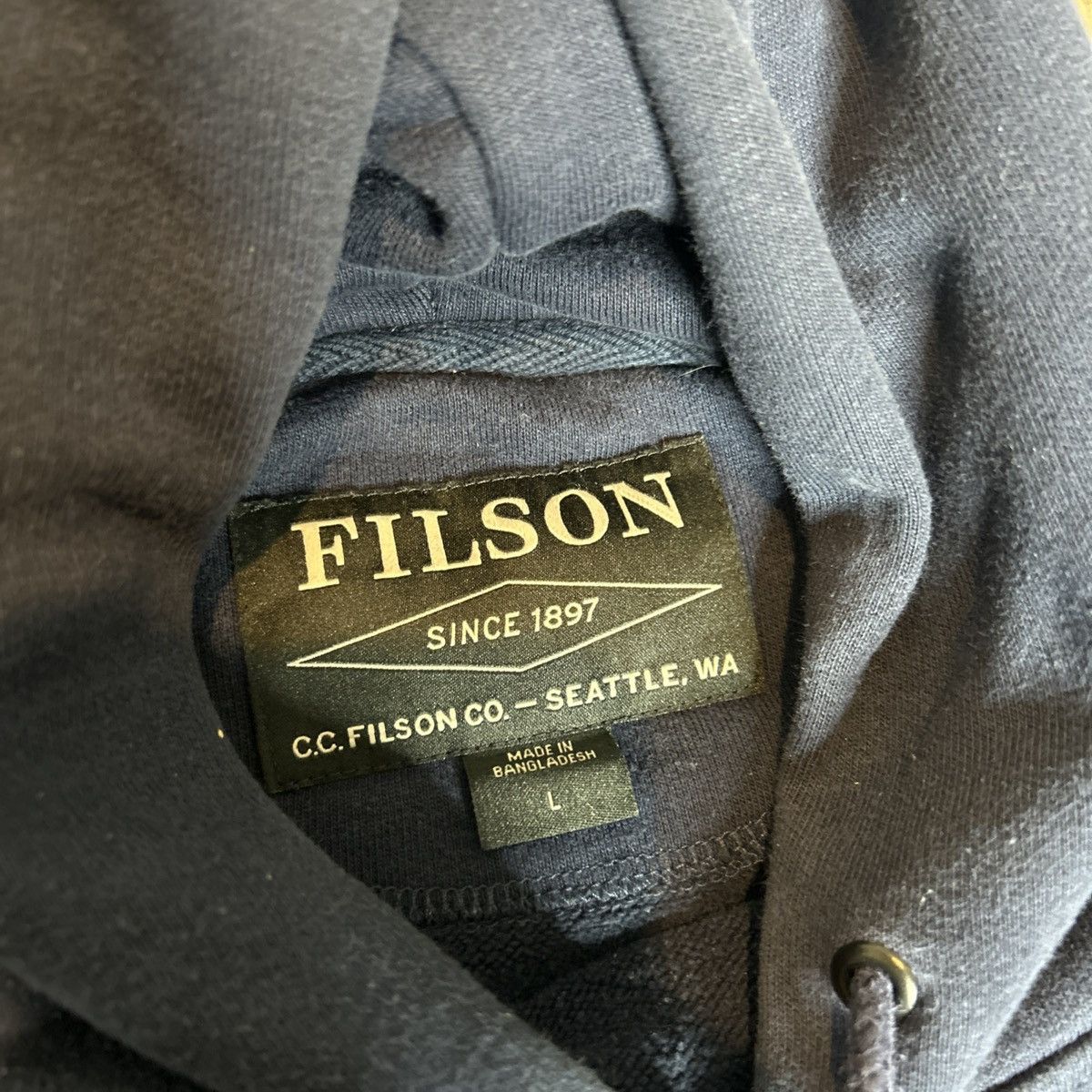 Filson Filson navy blue blank hoodie Size US L / EU 52-54 / 3 - 3 Thumbnail