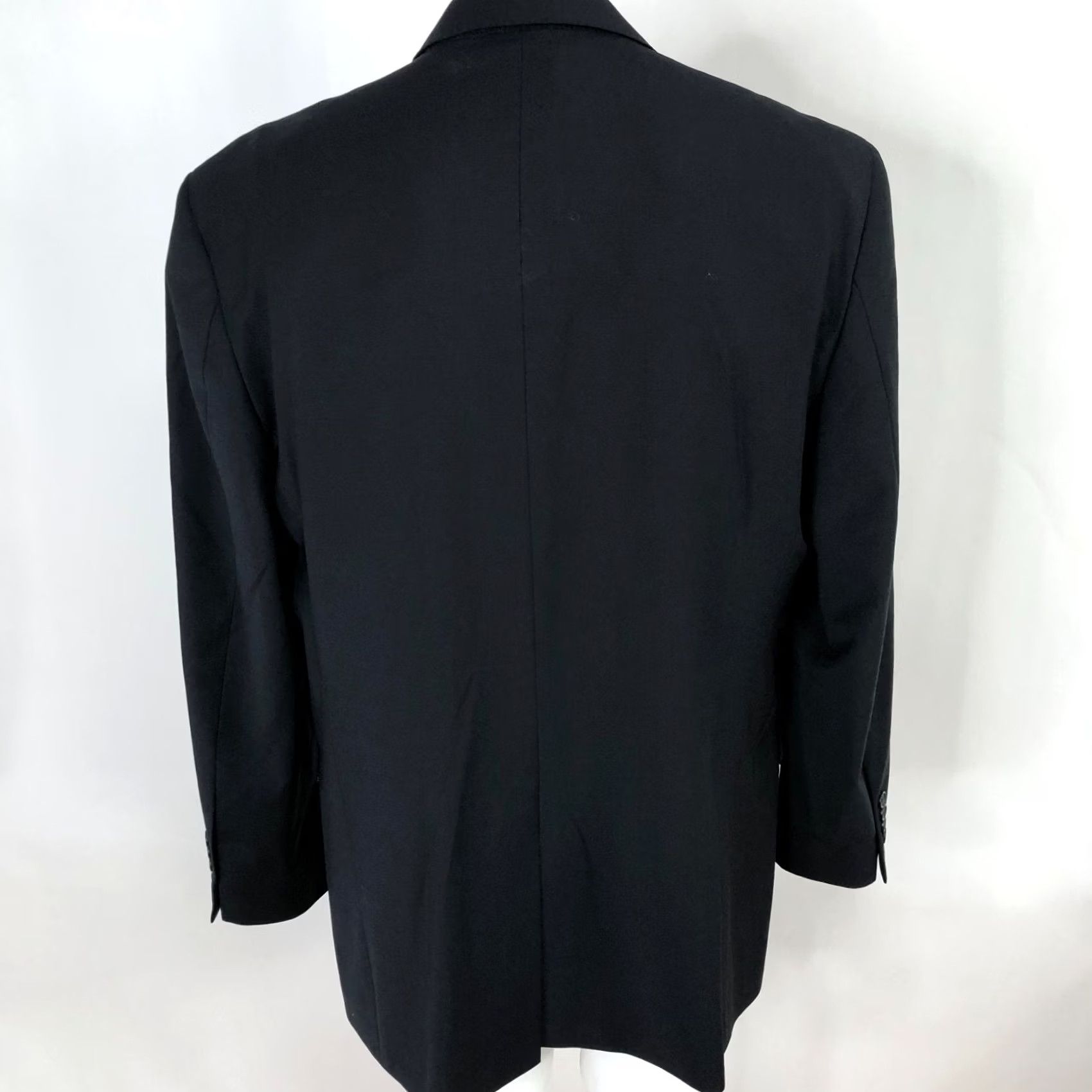 Brooks Brothers Brooks Brothers Explorer Madison Fit Long Button Blazer Jacket 45 Black Men Size 48R - 4 Thumbnail