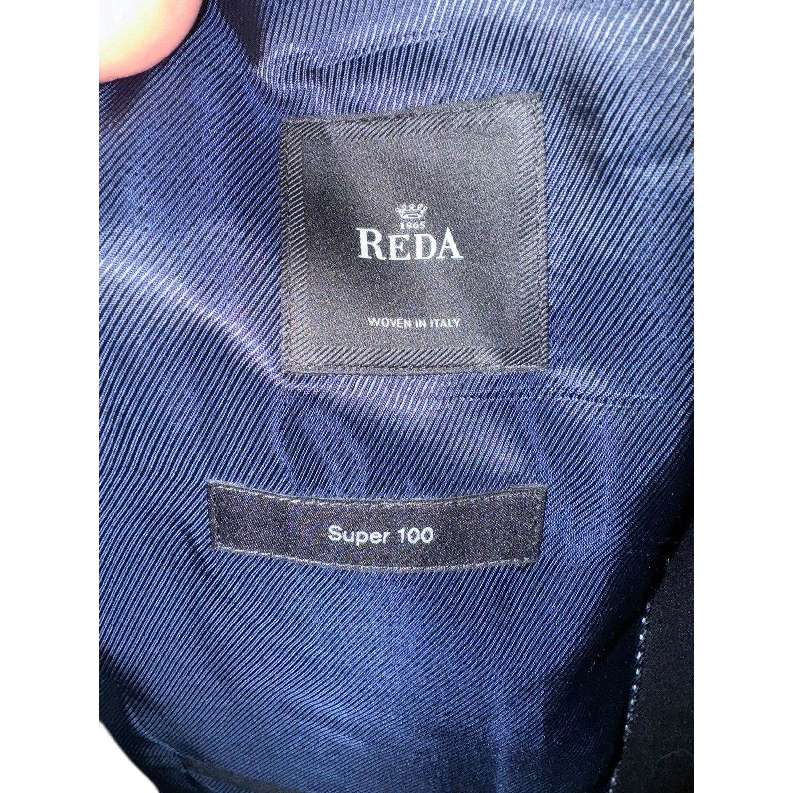 Hugo Boss HUGO BOSS Pasolini Movie Super 100 Blue Sport Coat Blazer Size 40R - 7 Thumbnail