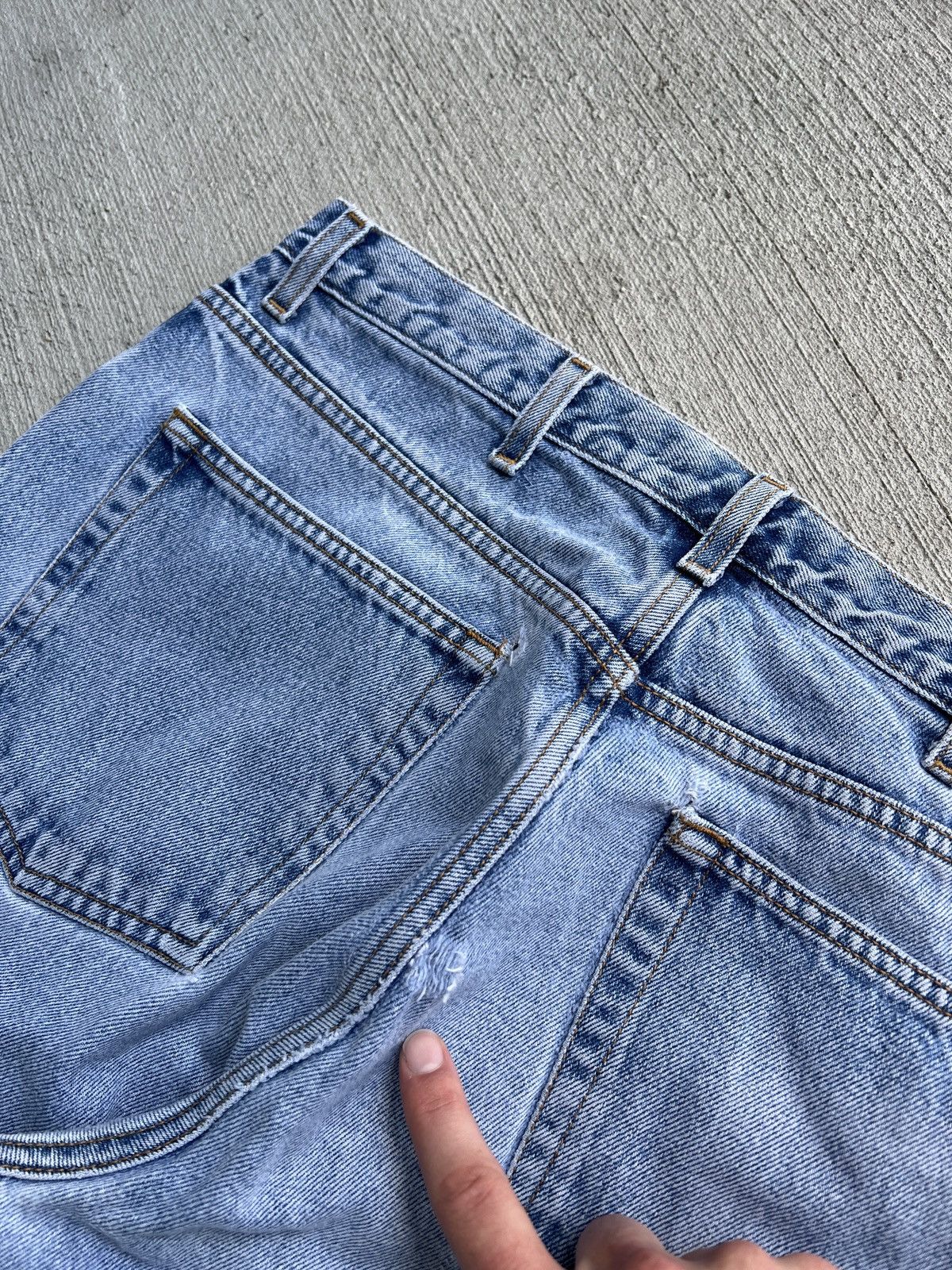 Chaps Ralph Lauren × Vintage Vintage Chaps RL Straight Fit Denim Jeans 36x34 Size US 36 / EU 52 - 9 Thumbnail