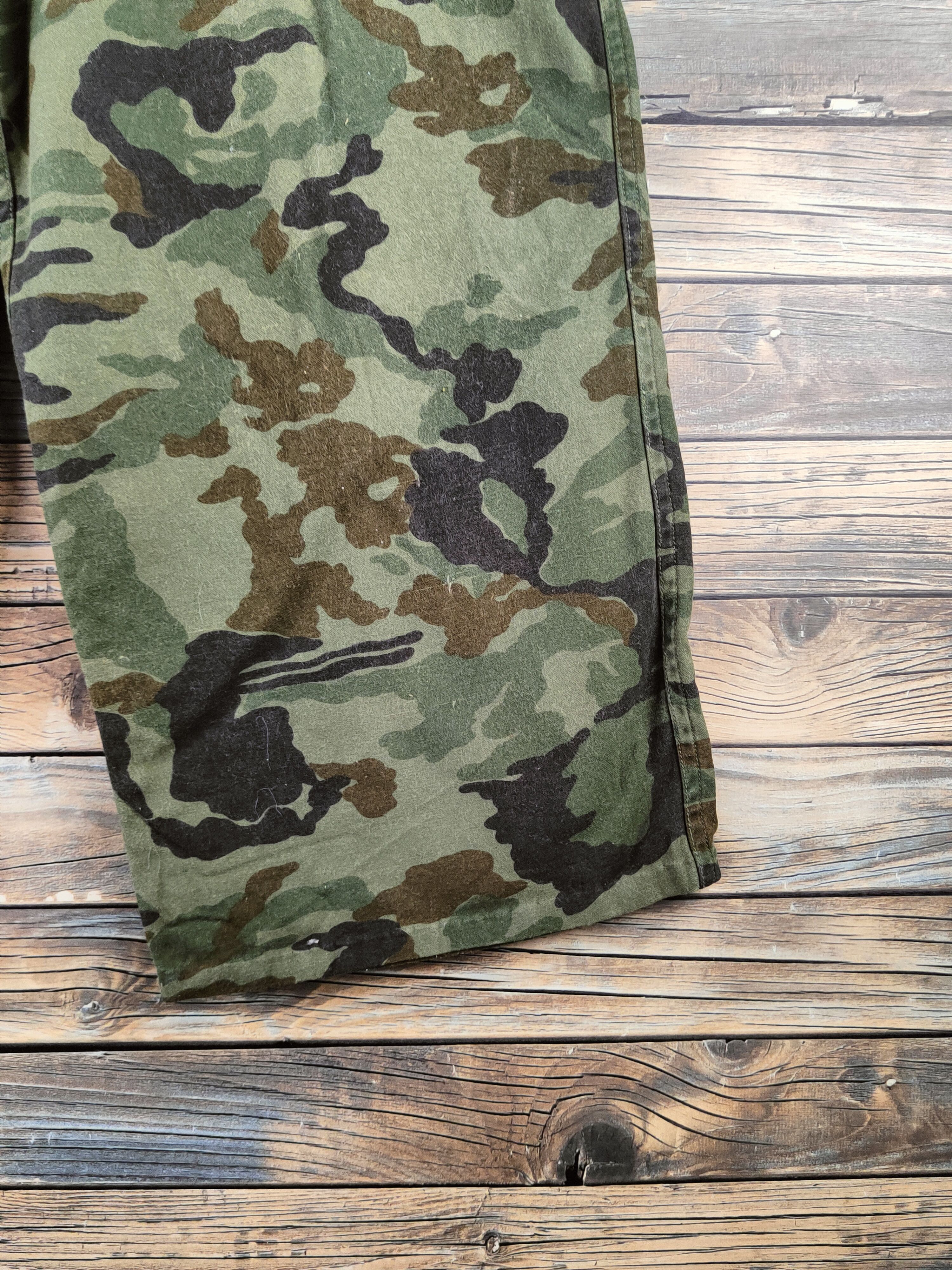 Japanese Brand Evenriver Camouflage Multipocket Cargo Pants #S2885 Size US 32 / EU 48 - 6 Thumbnail