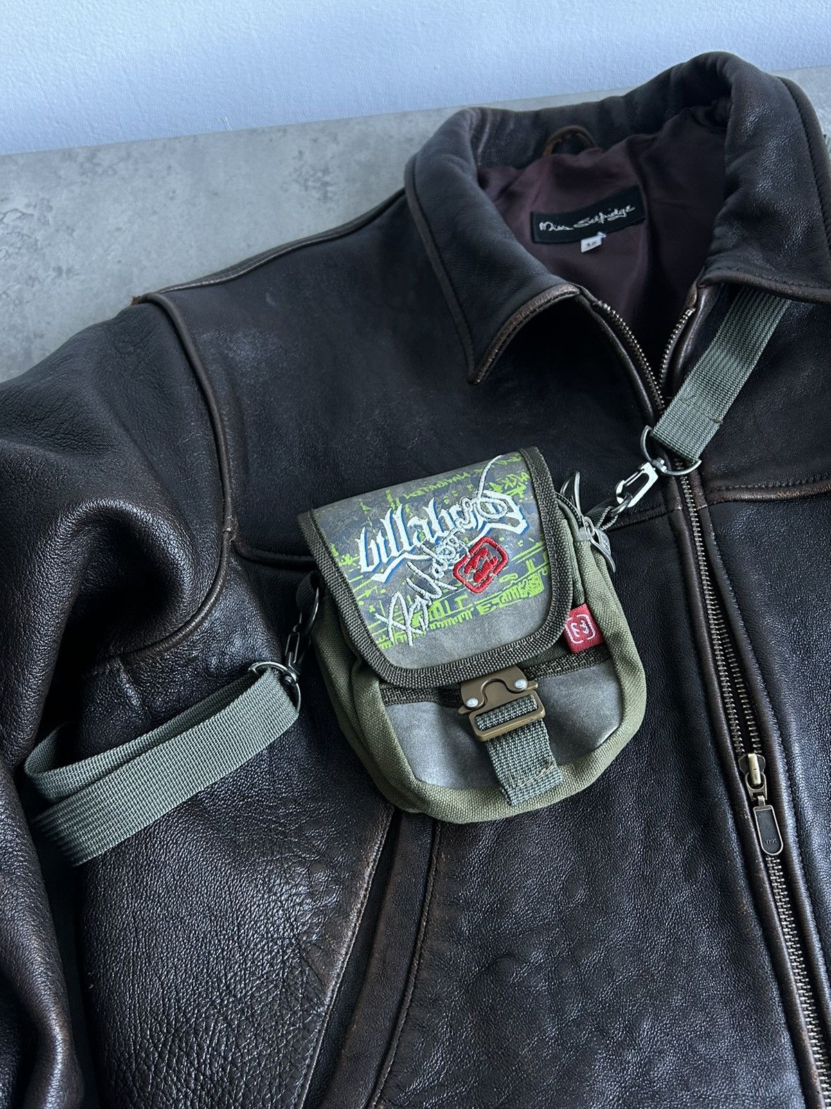 Billabong × Vintage Vintage Billabong Mini Bag Y2K Distressed style Messenger Size ONE SIZE - 9 Thumbnail