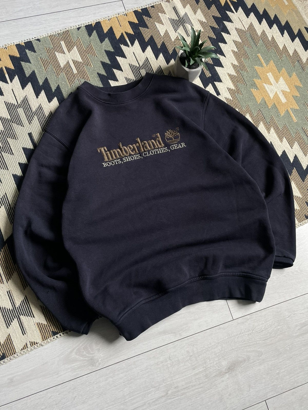Timberland × Vintage Vintage Timberland Logo Sweatshirt Size US S / EU 44-46 / 1 - 2 Thumbnail