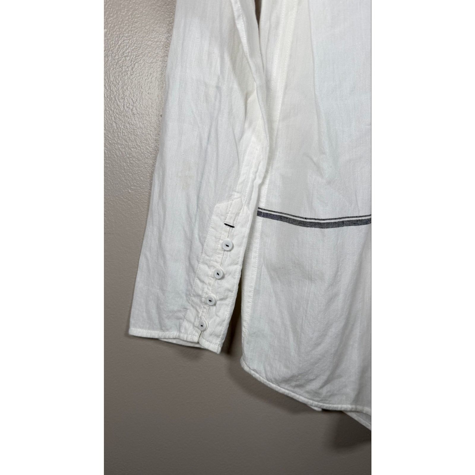 Pas de Calais Pas de Calais Indian Khadi Panel Blouse size 34FR/XS $378 Size XS / US 0-2 / IT 36-38 - 6 Thumbnail