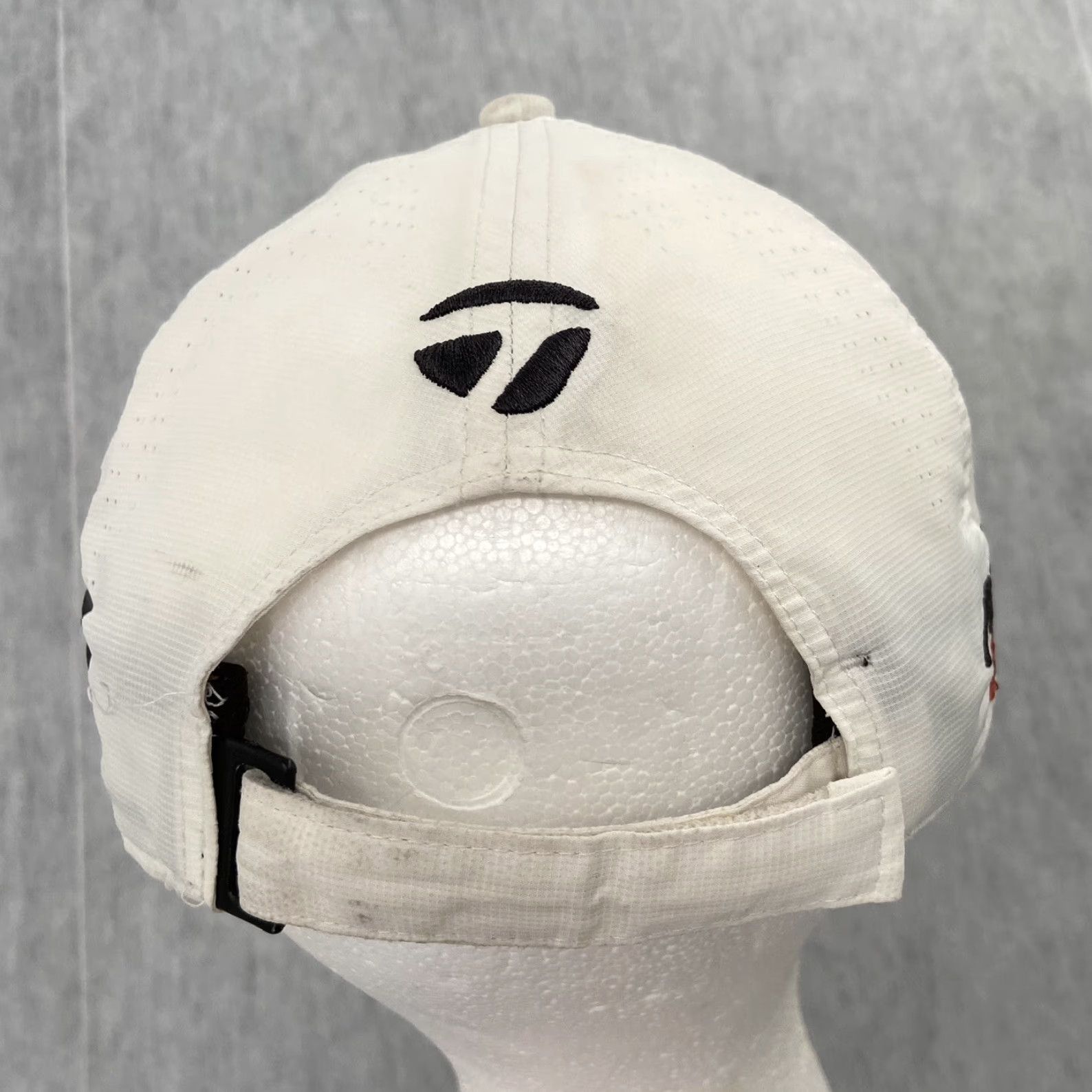 TaylorMade TaylorMade Hat Adult Strap Back White Aero Burner R15 Golf Polyester Mens Size ONE SIZE - 3 Thumbnail