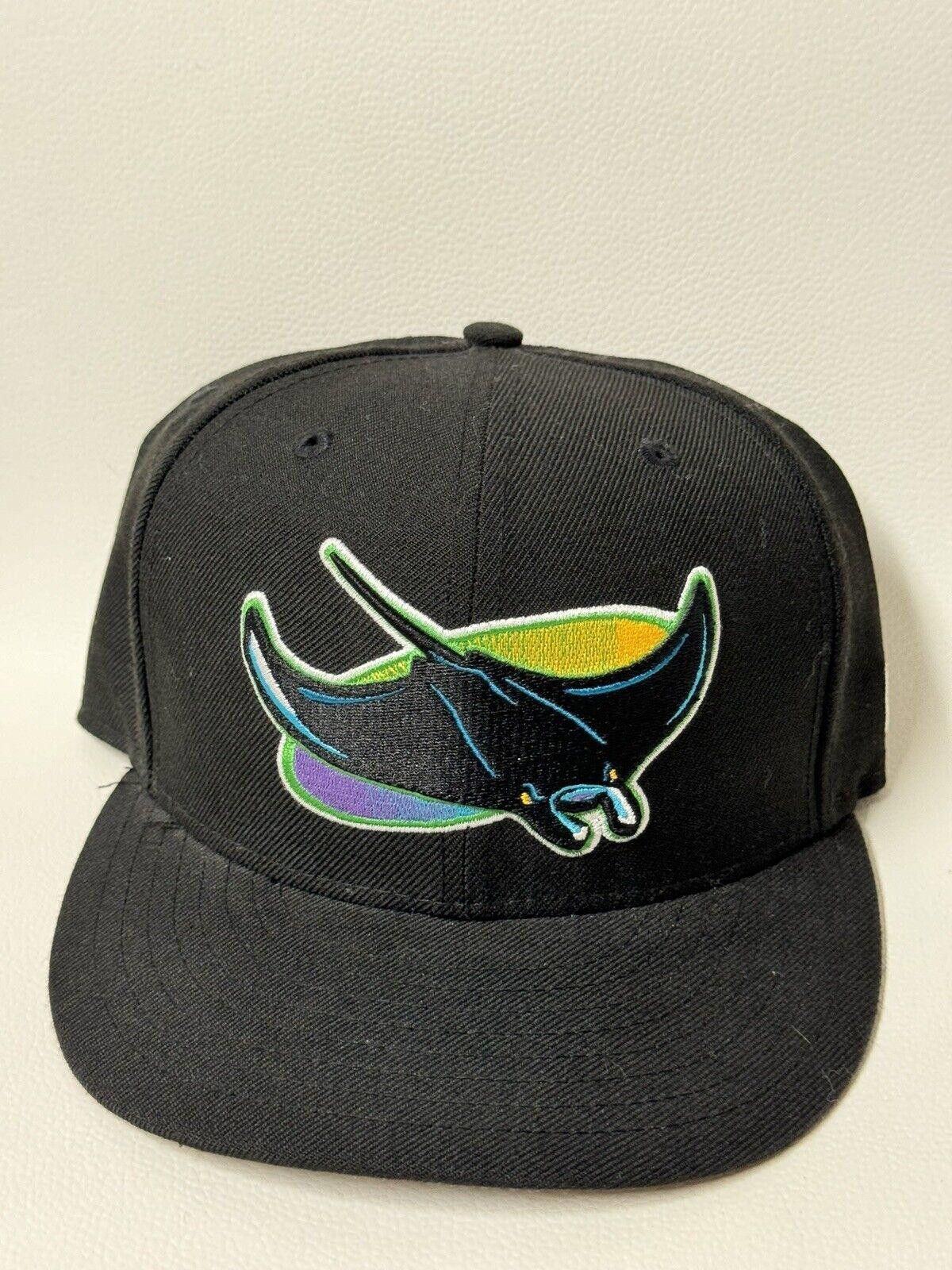 New Era MLB Tampa Bay Devil Rays New Era Fitted Hat Size ONE SIZE - 3 Thumbnail