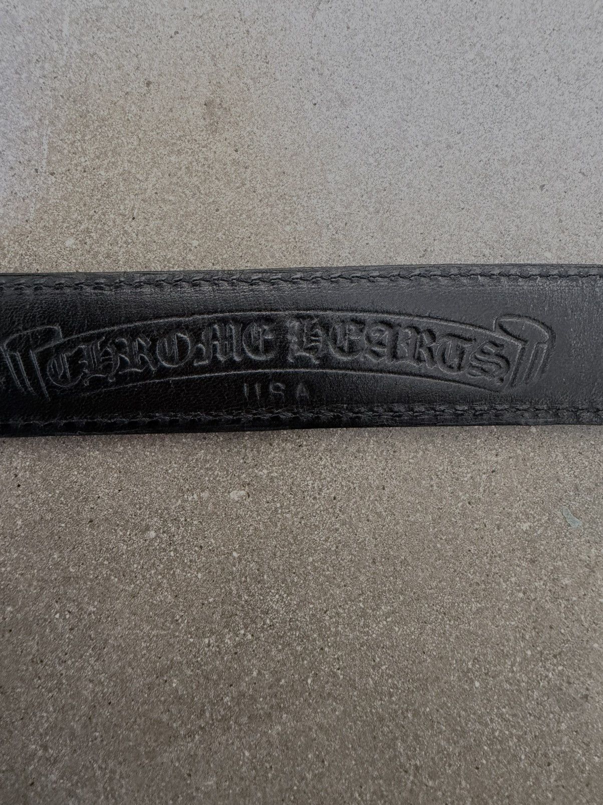 Chrome Hearts RARE! Chrome Hearts 1 inch Oval Cross Belt Size 32 - 5 Thumbnail