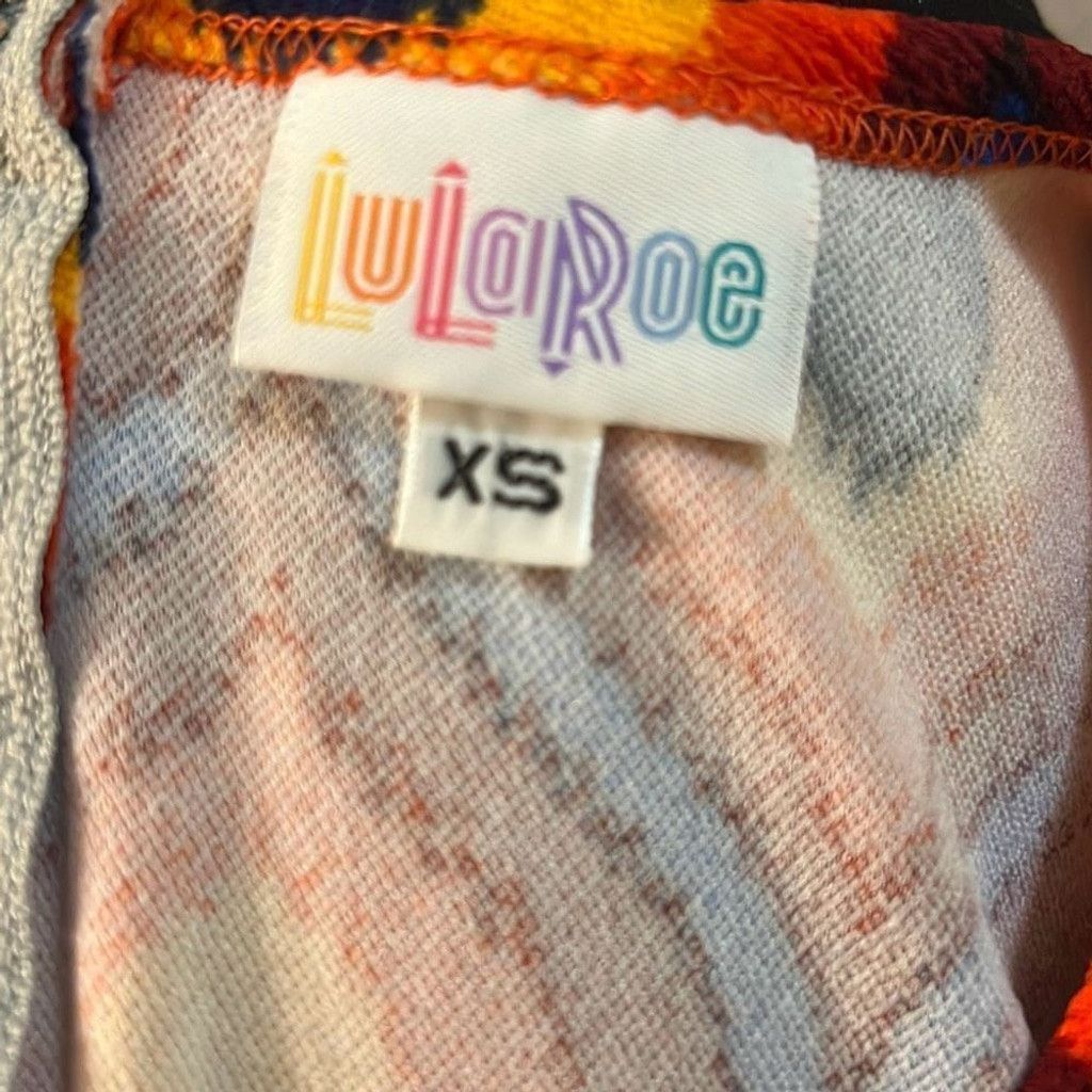 Other Lularoe multicolor Print Short Sleeve XS Size XS / US 0-2 / IT 36-38 - 4 Thumbnail