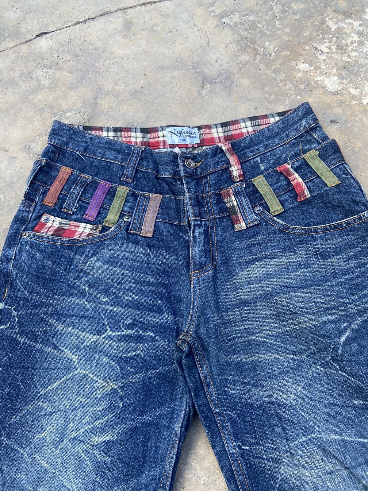 Japanese Brand VINTAGE NYLAUS DOUBLE WAIST PANT Size US 30 / EU 46 - 4 Thumbnail
