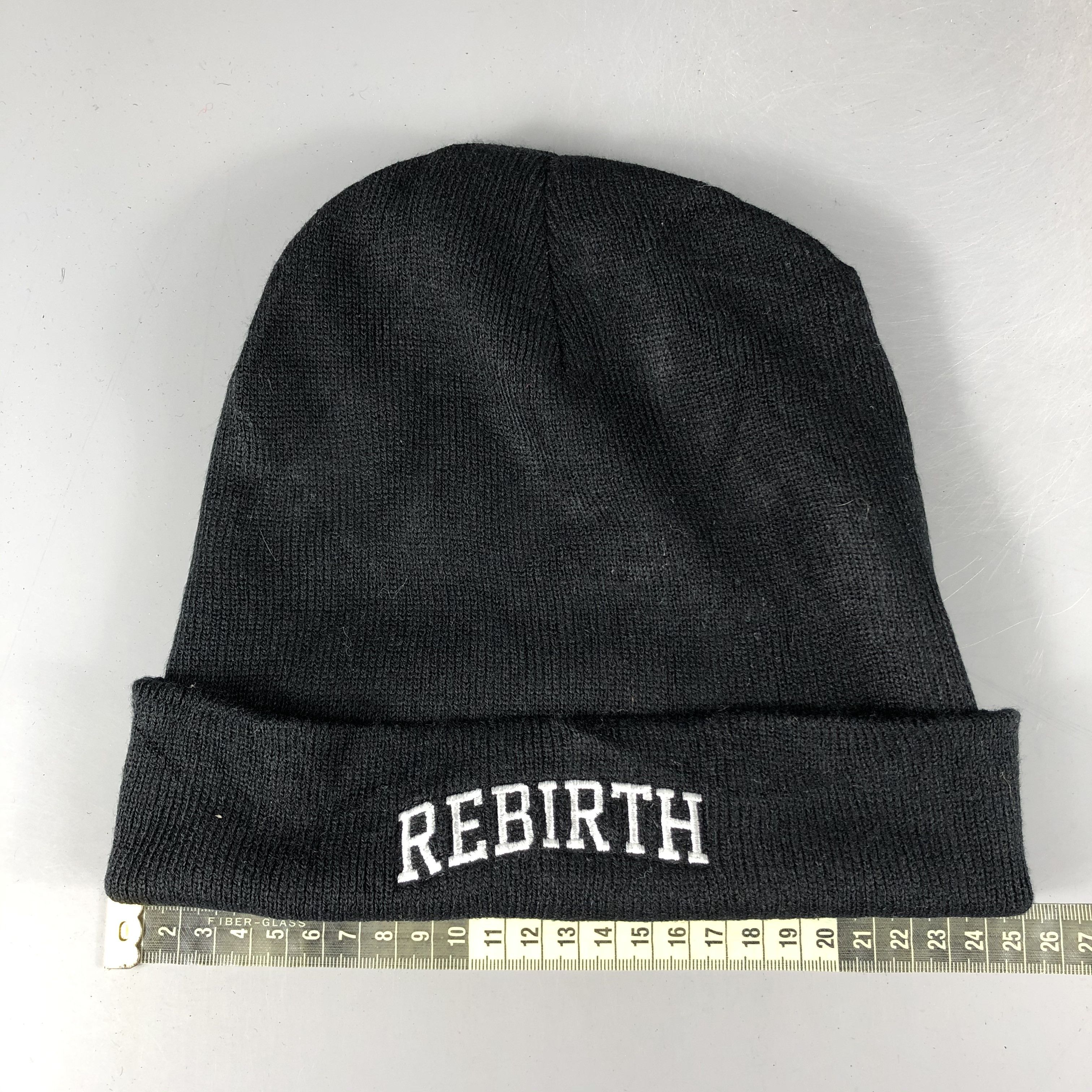 Japanese Brand × Vintage Rebirth Black Beanie Snow Hat Snow Cap -D1011 Size ONE SIZE - 3 Thumbnail